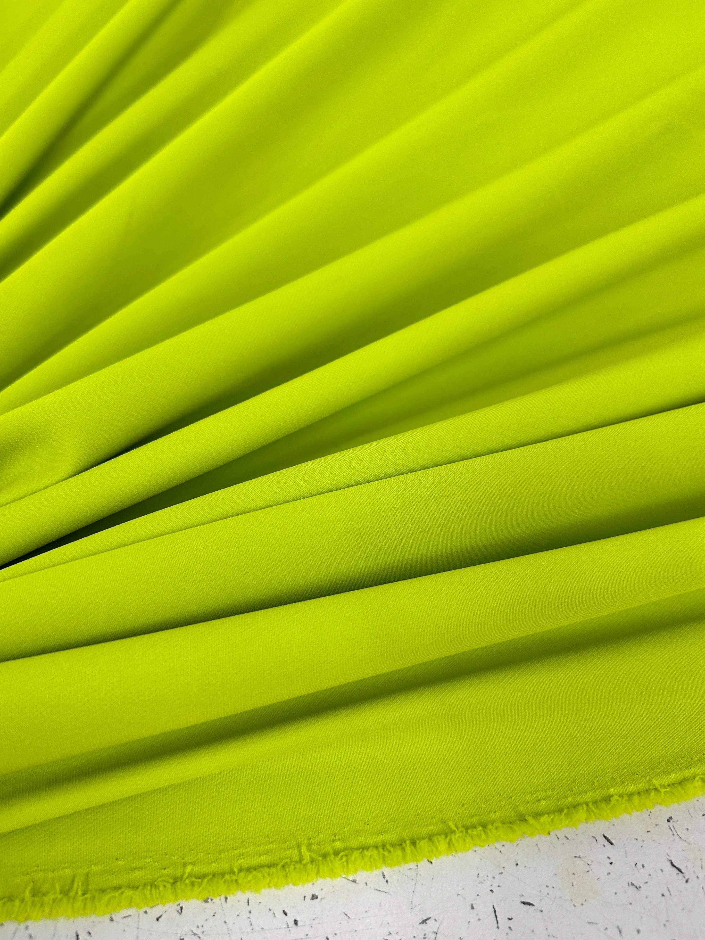 Apple Green Stretch Crepe - Image 3