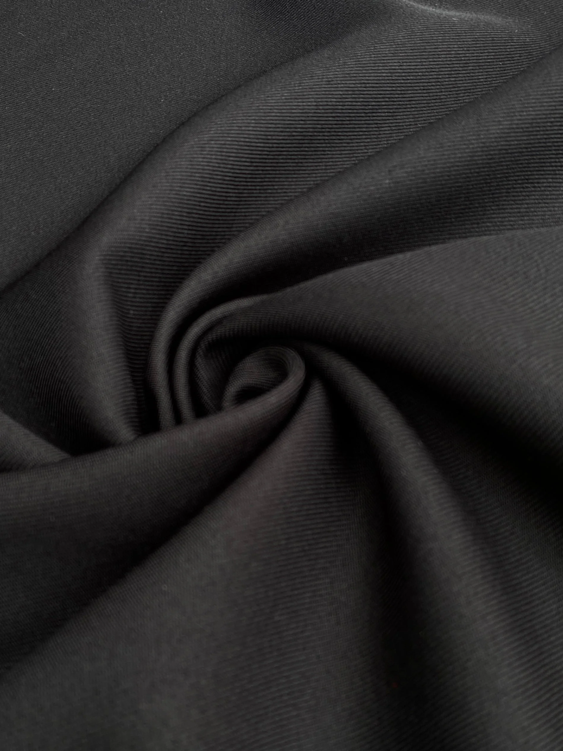 Deluxe Black Delaney Gabardine