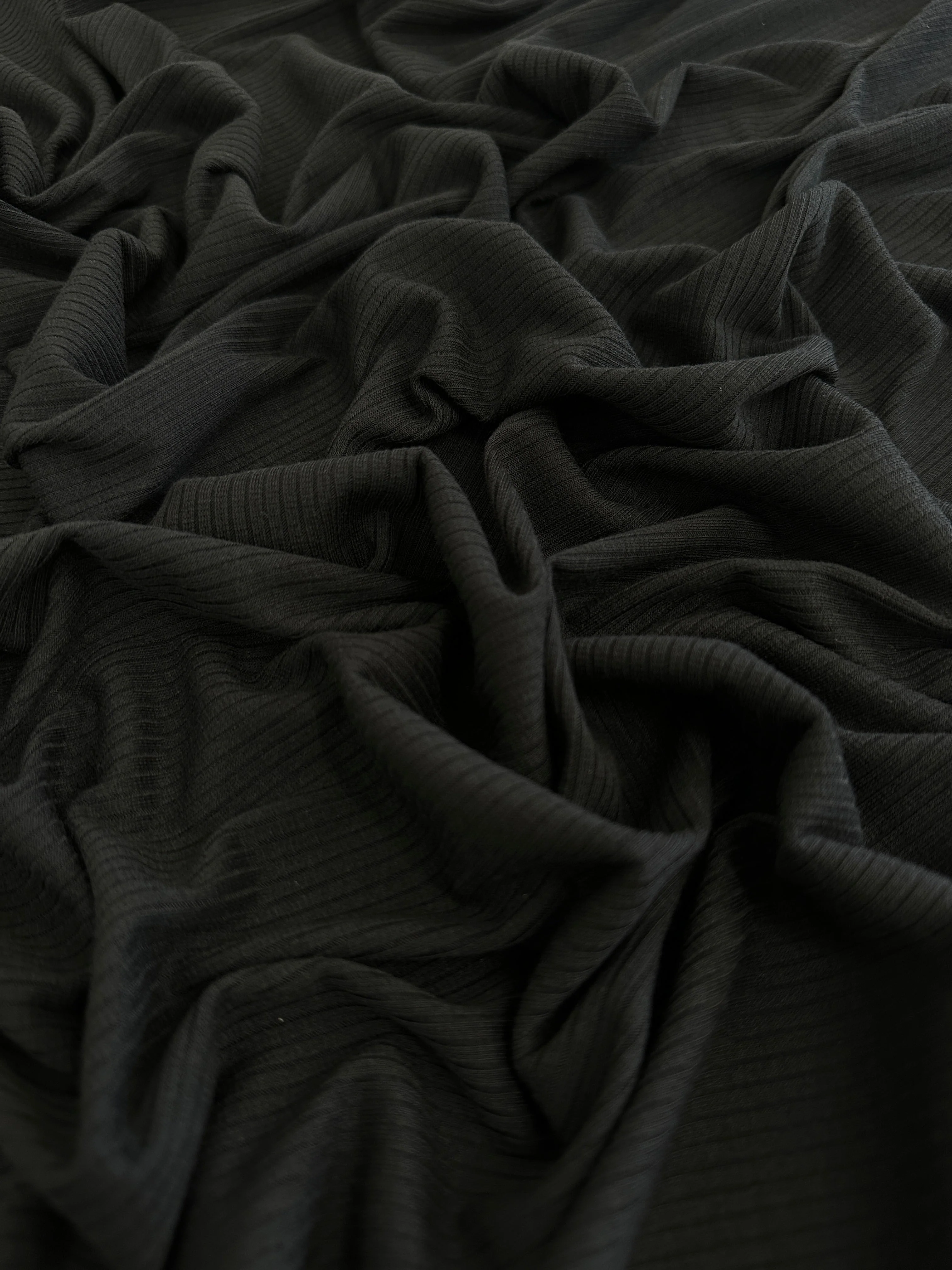 Black Rib Knit - Image 7