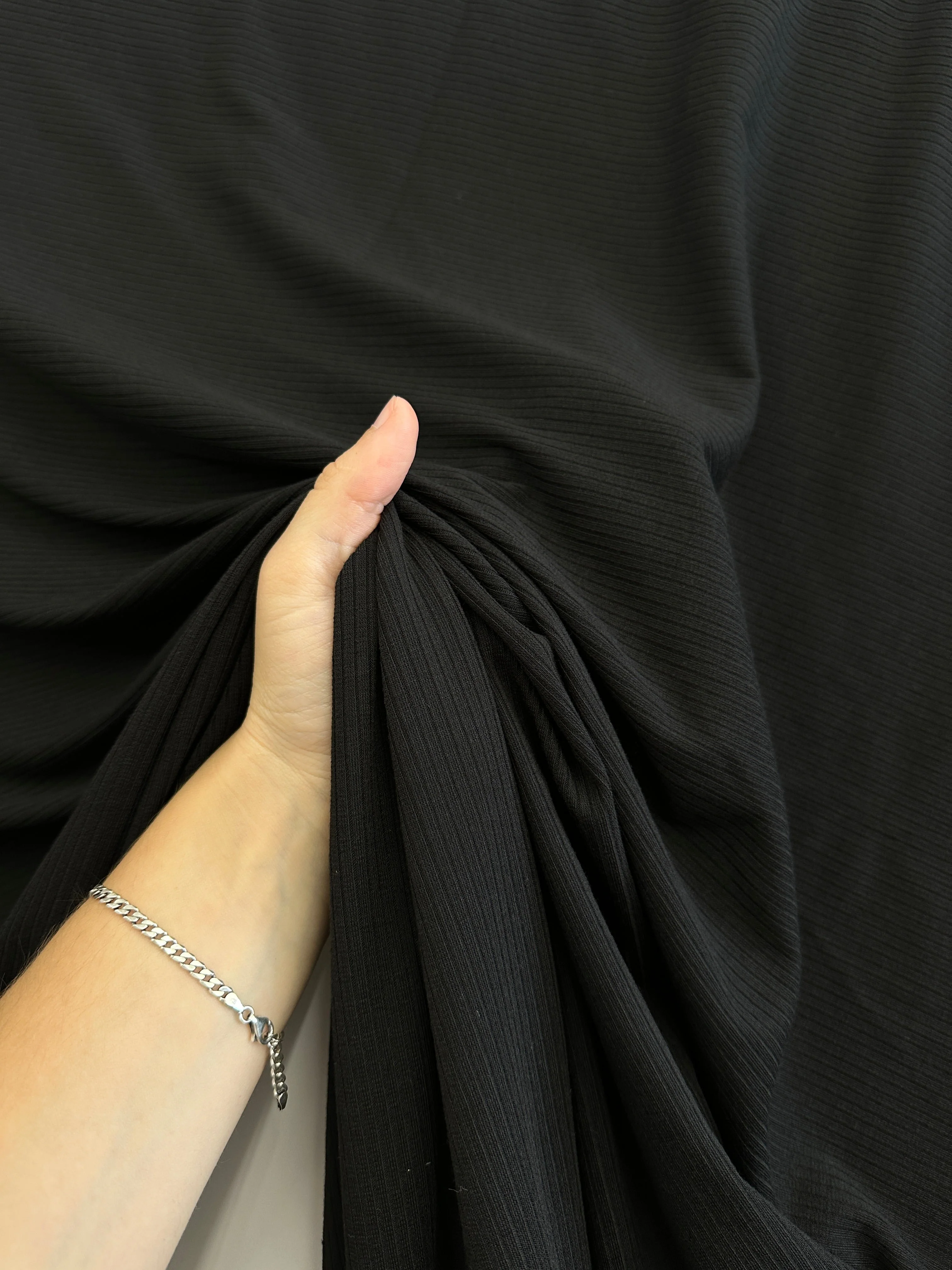 Black Rib Knit - Image 9