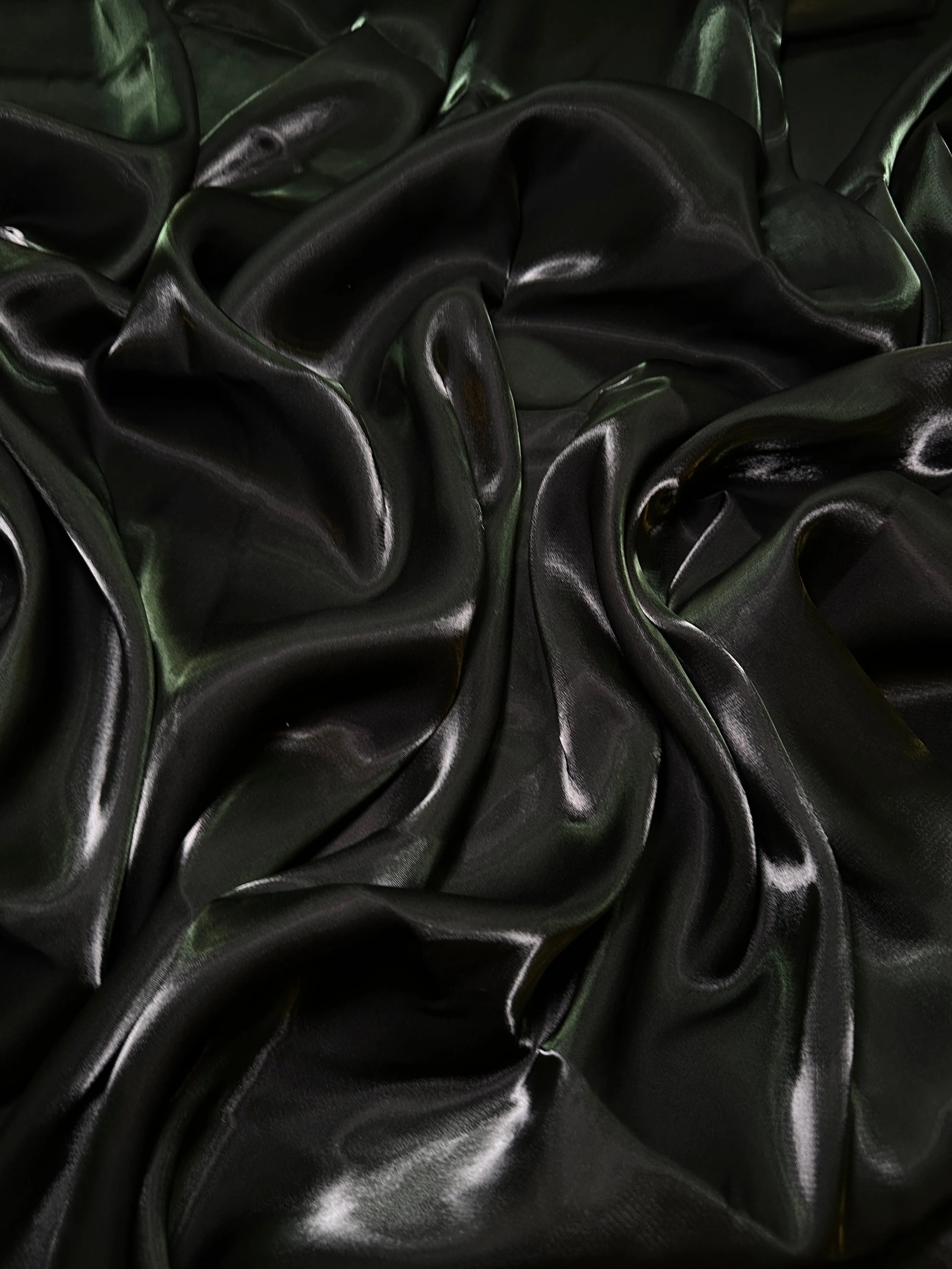 Black Water Liquid Shimmery Chiffon