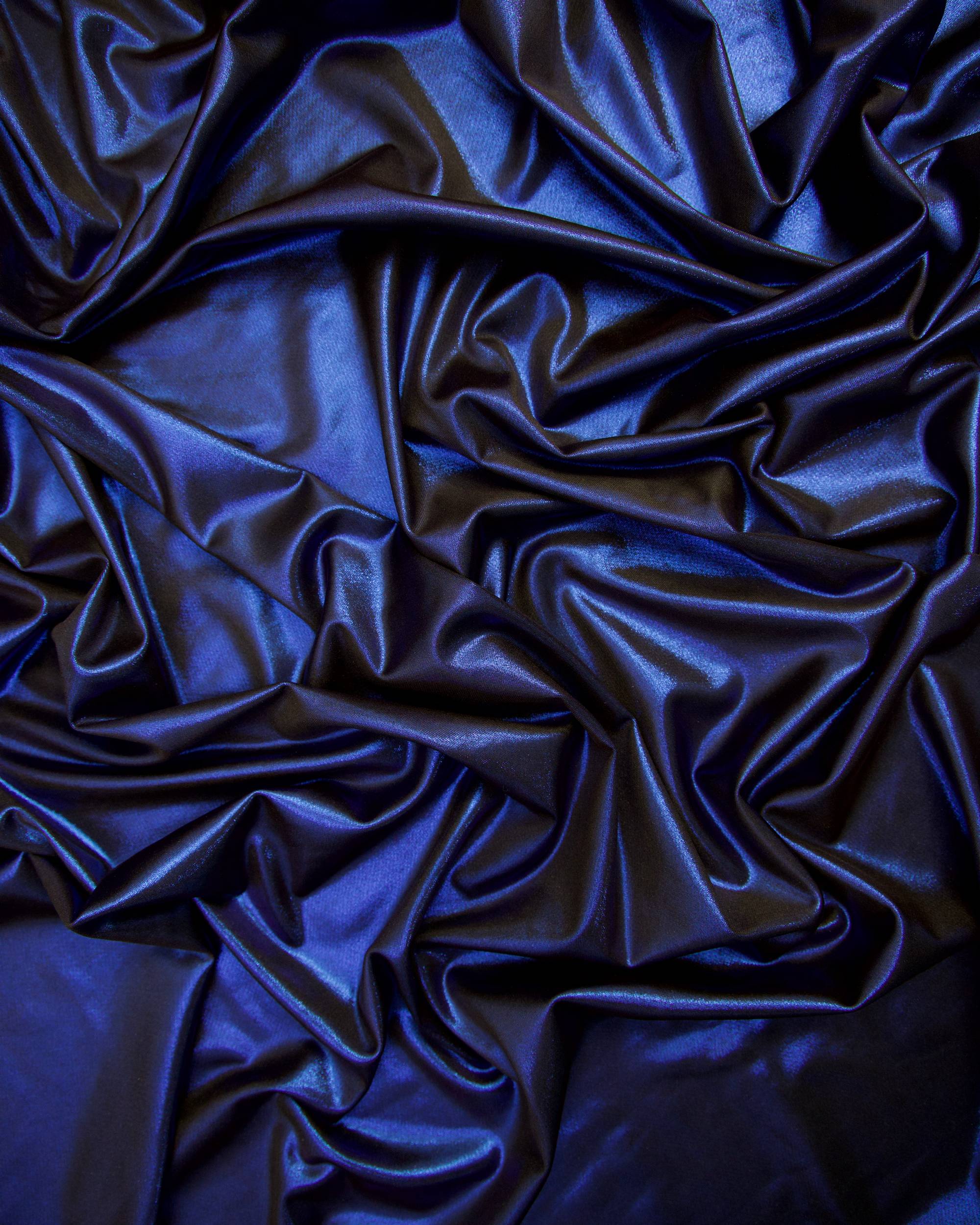 Blue Performance Foiled Spandex - Image 3