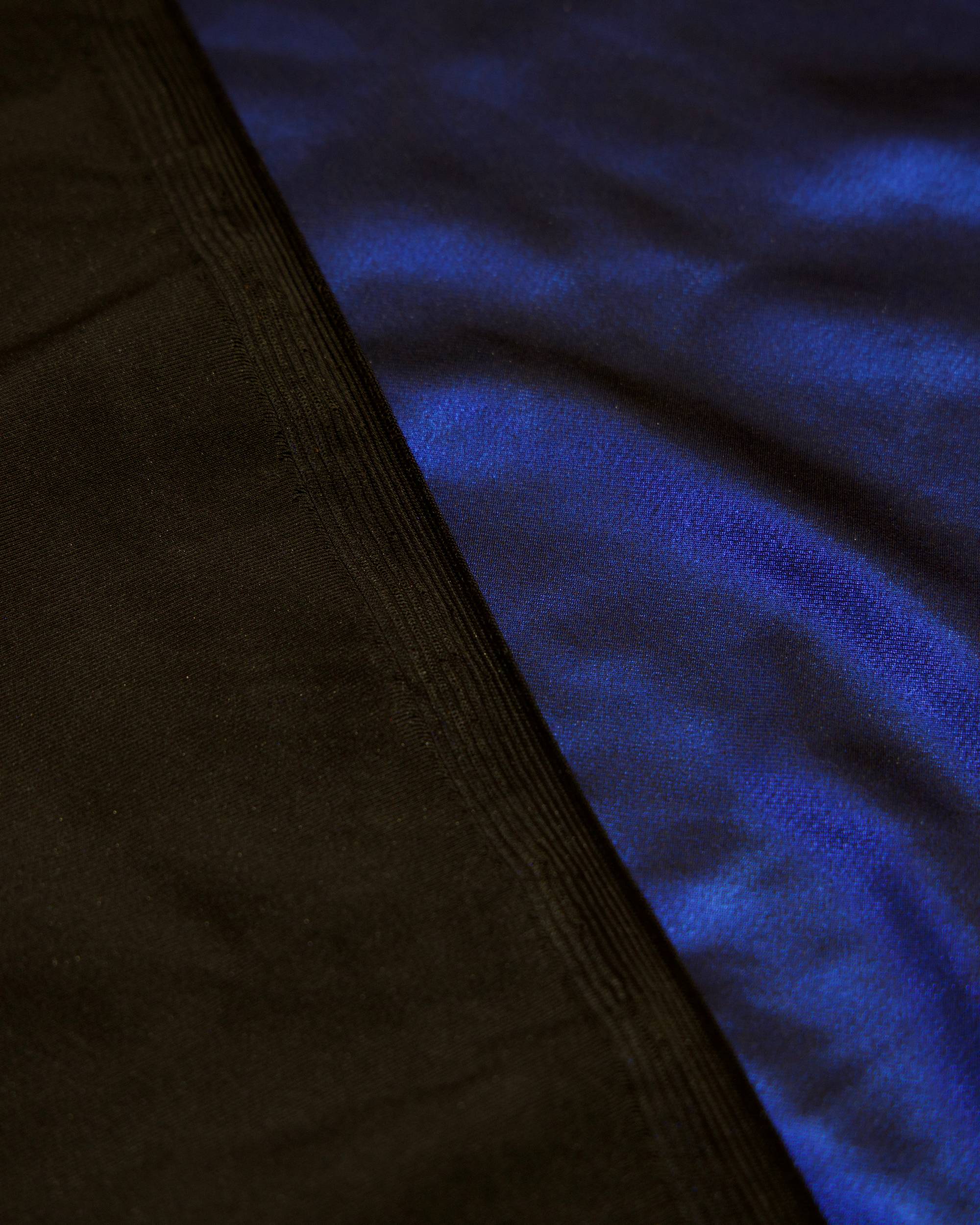 Blue Performance Foiled Spandex - Image 4
