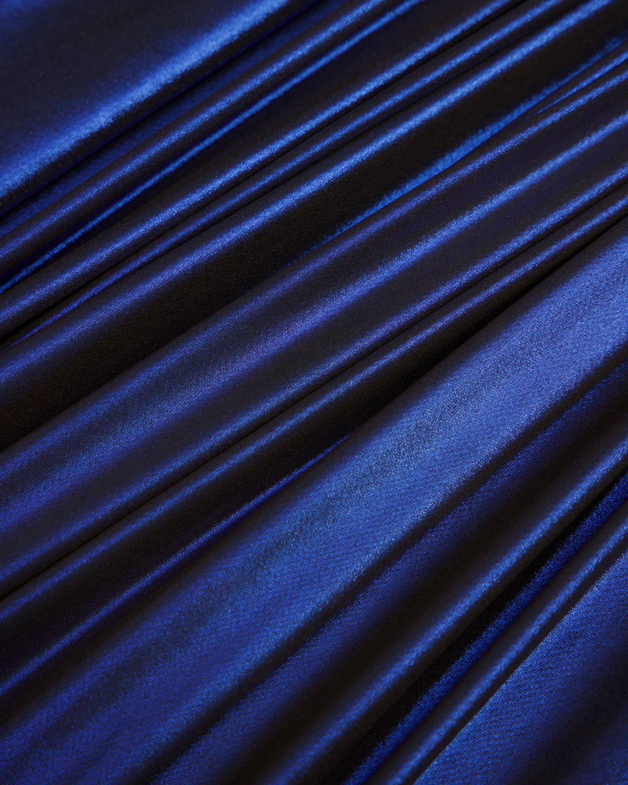 Blue Performance Foiled Spandex - Image 8