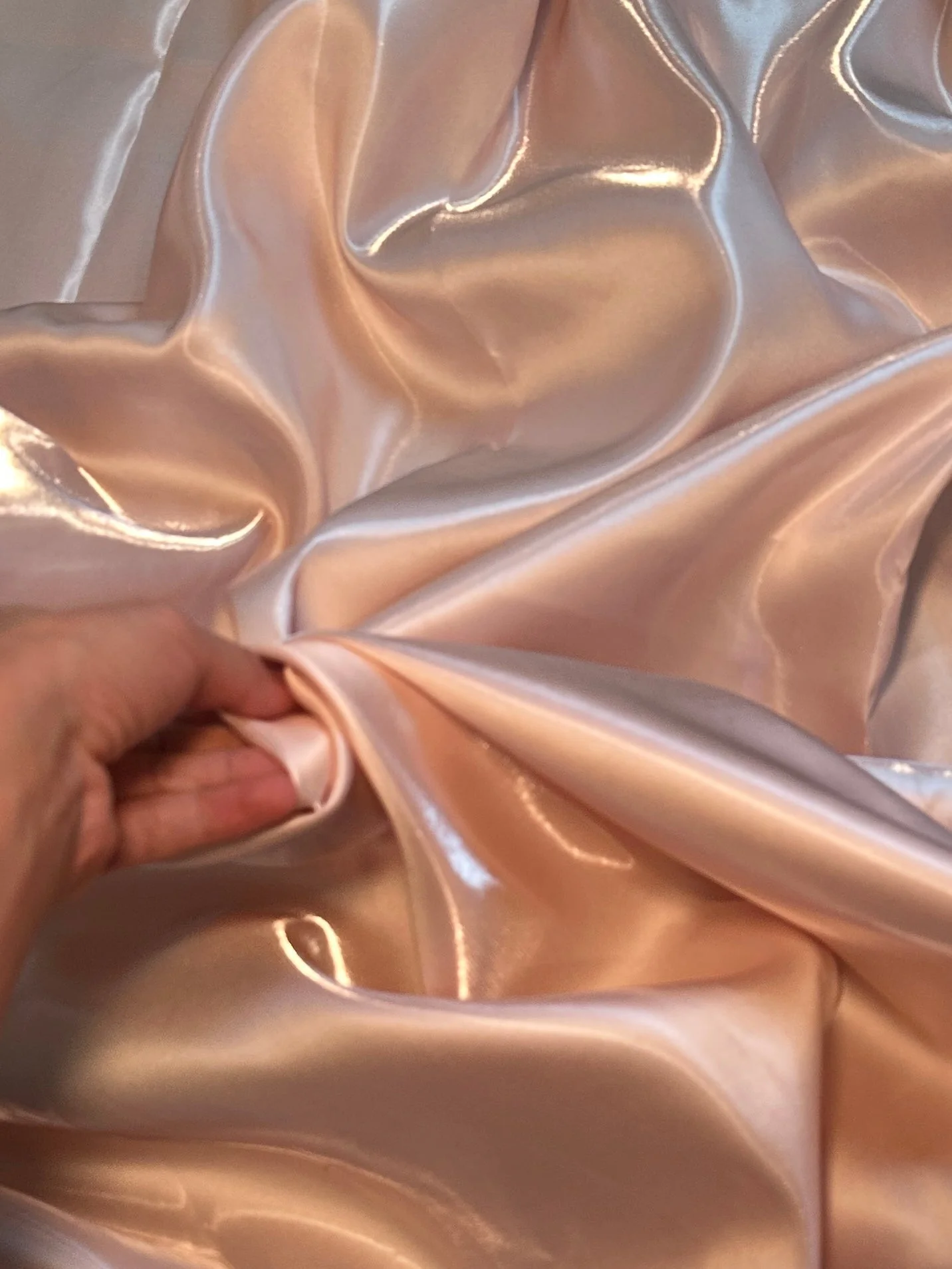 Blush Liquid Bridal Satin - Image 6