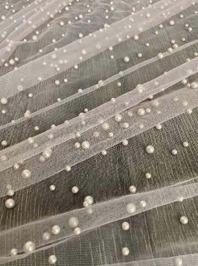 Blush Pearl Tulle - Image 7