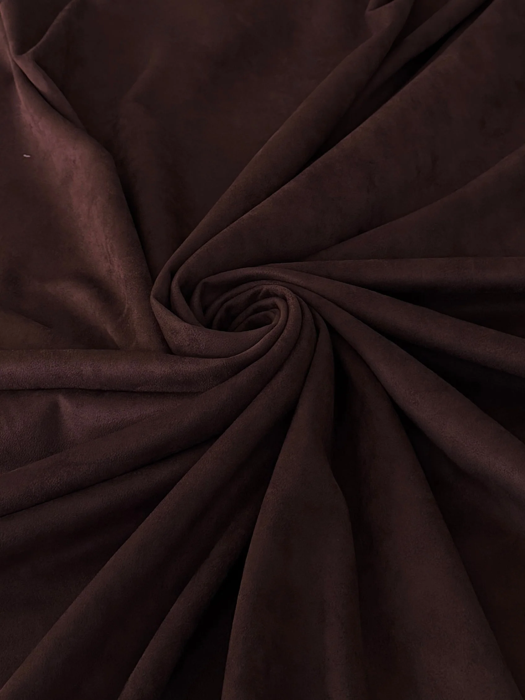 Brown Chocolate Stretch Apparel Techno Suede