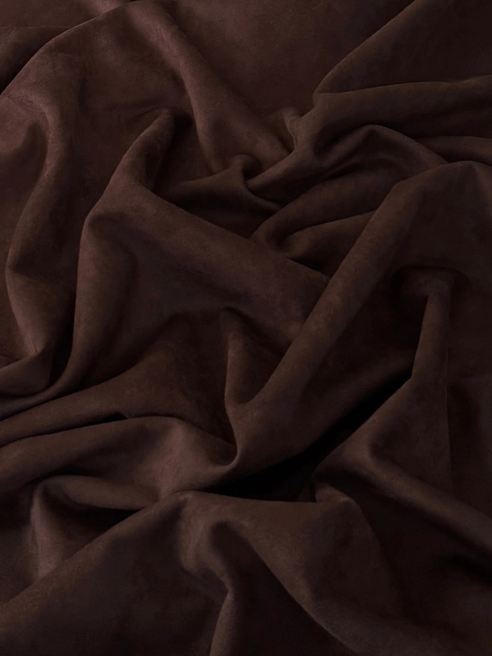 Brown Chocolate Stretch Apparel Techno Suede - Image 2