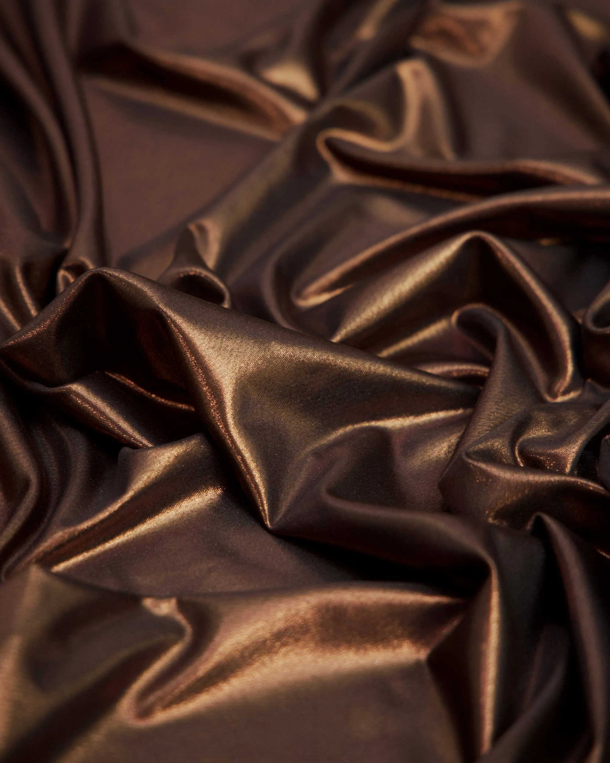 Brown Performance Foiled Spandex - Image 6