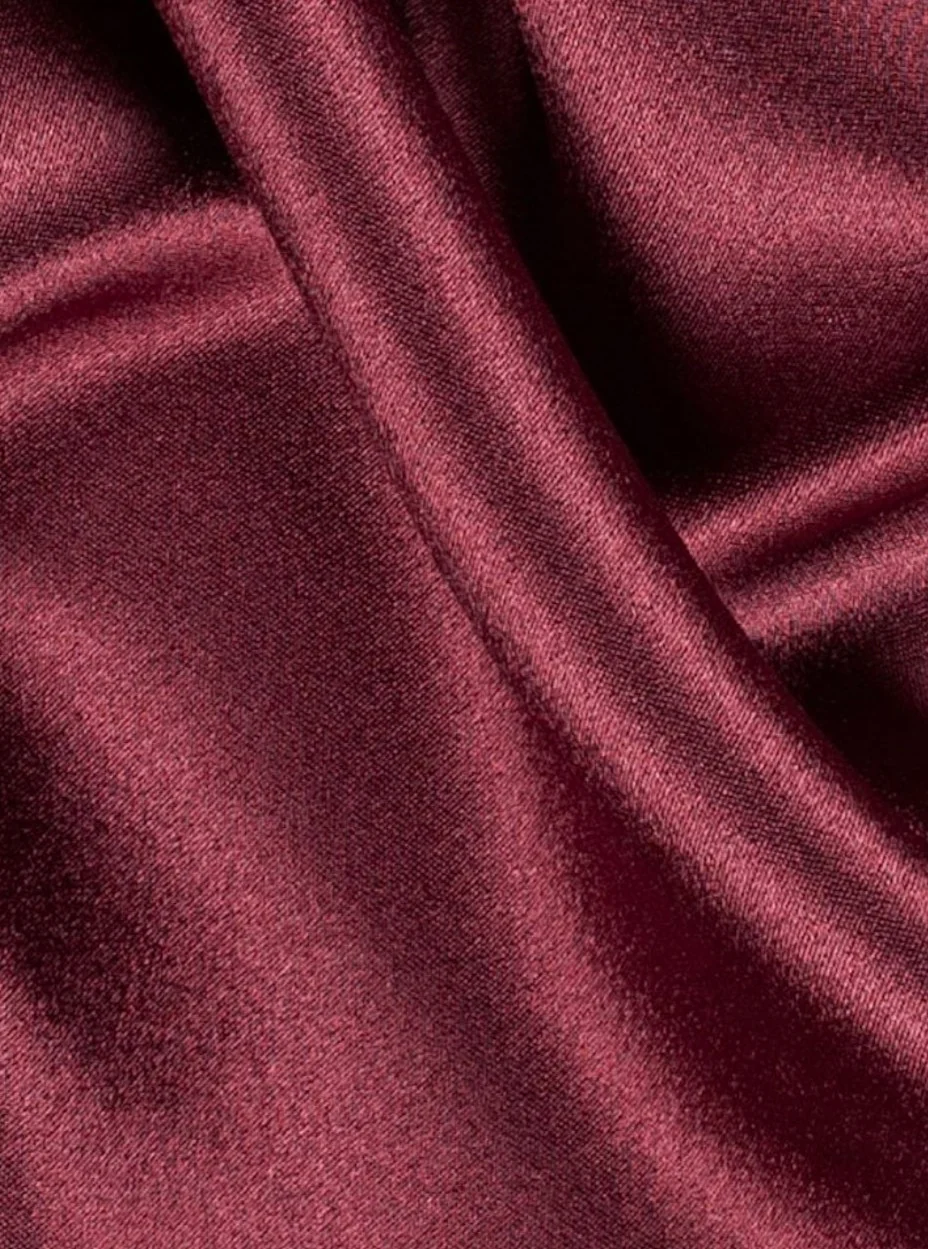 Burgundy Satin - Image 3