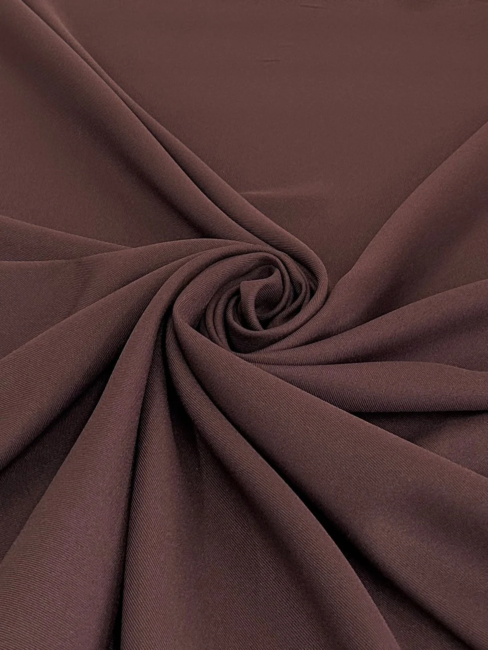 Deluxe Chocolate Brown Gabardine - Image 9
