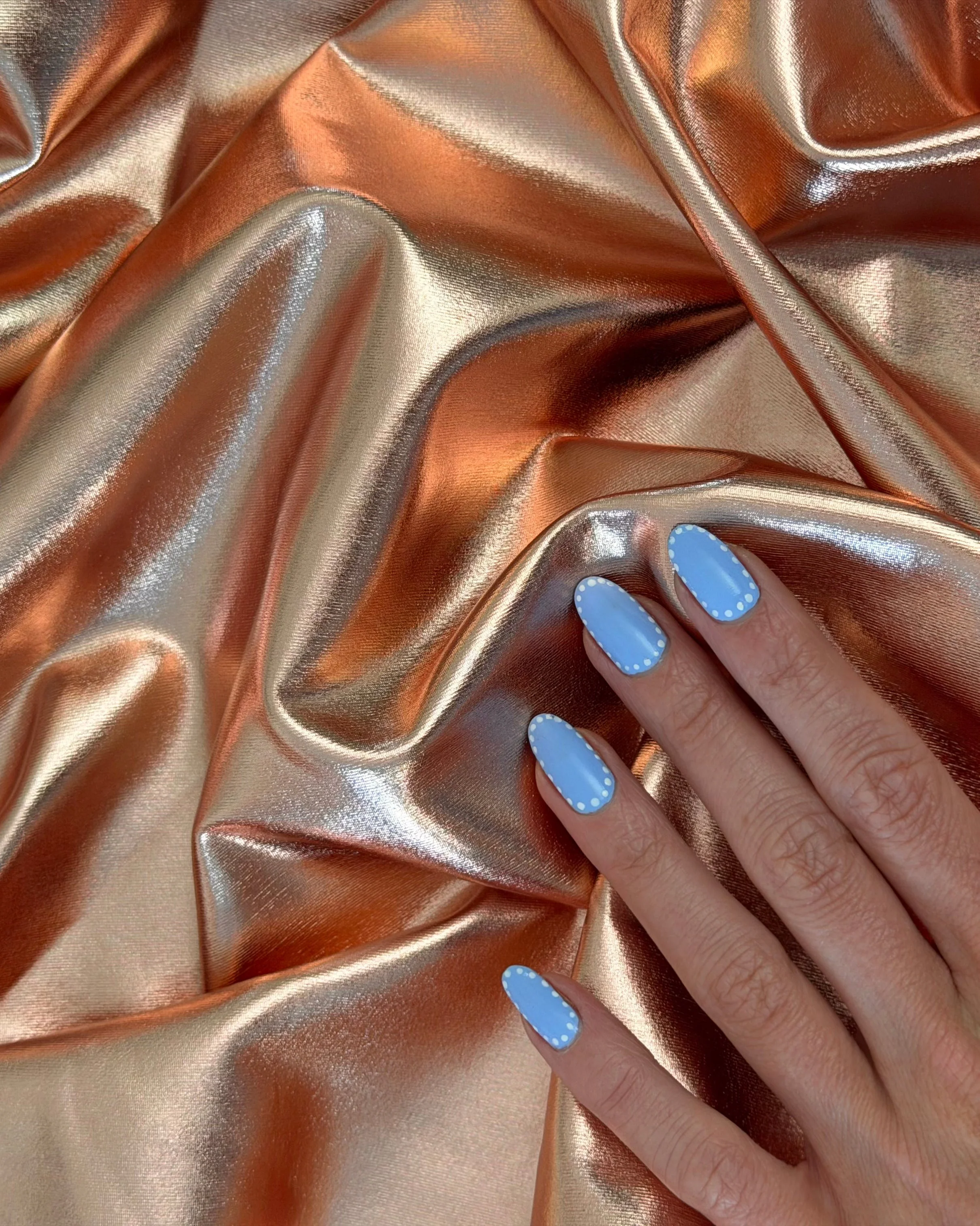 Copper Havana Foiled Spandex - Image 8