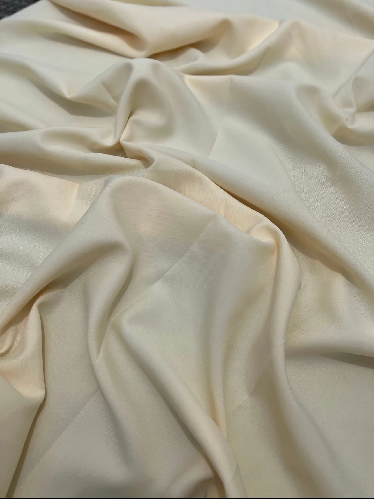 Cream Poly Poplin - Image 7