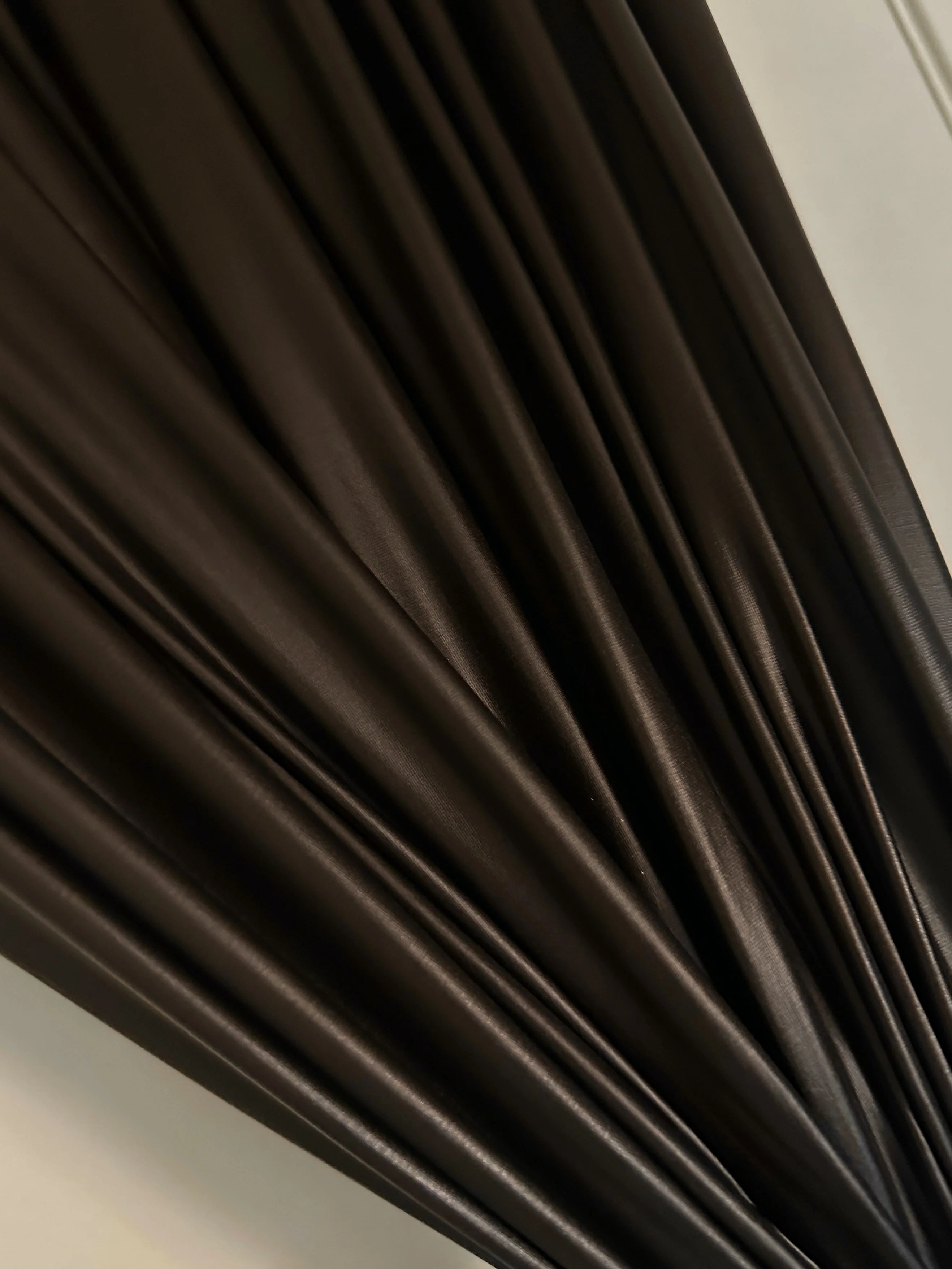 Dark Chocolate 4 Way Stretch Faux Leather - Image 7