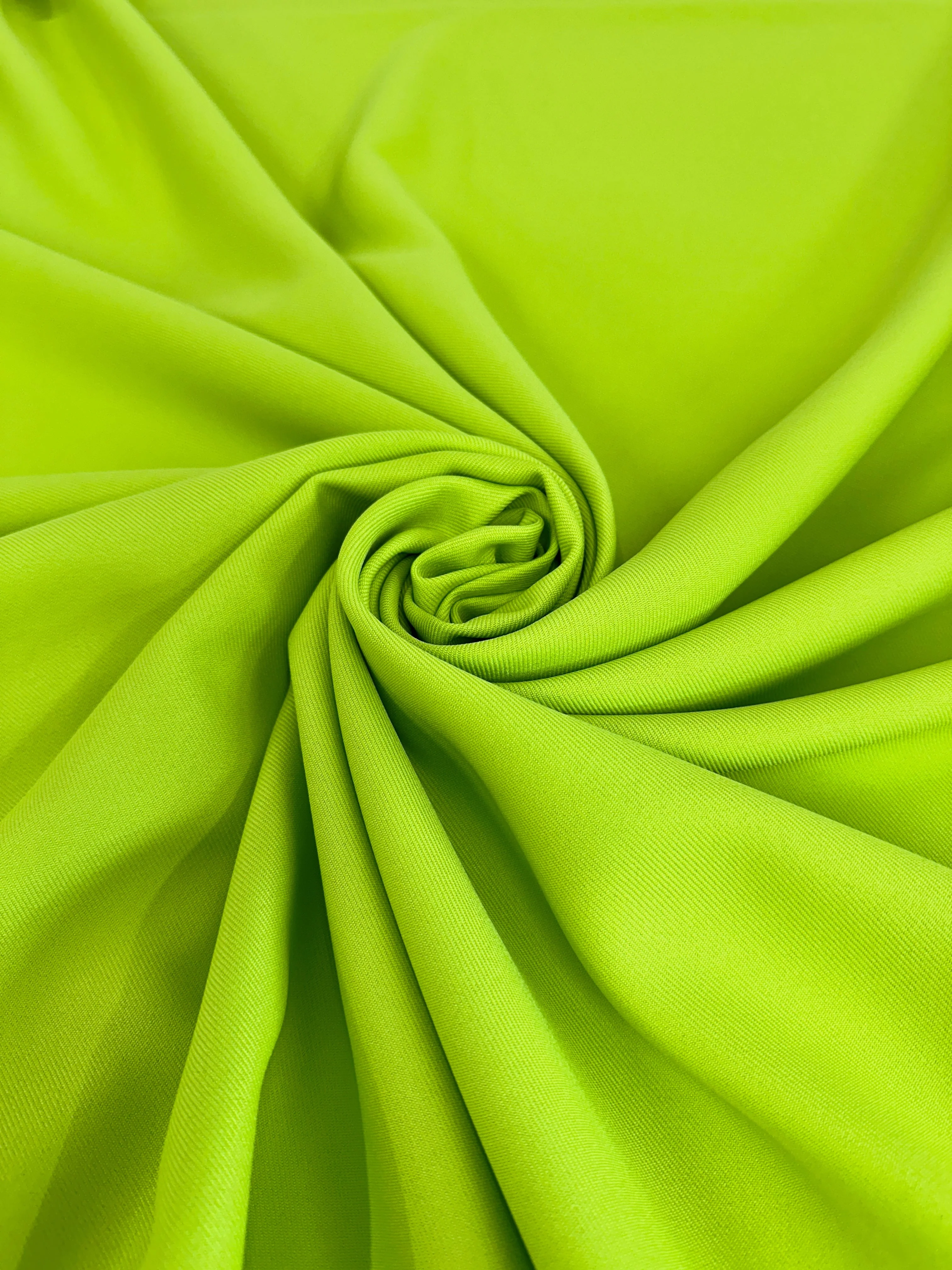 Deluxe Lime Green Gabardine - Image 6