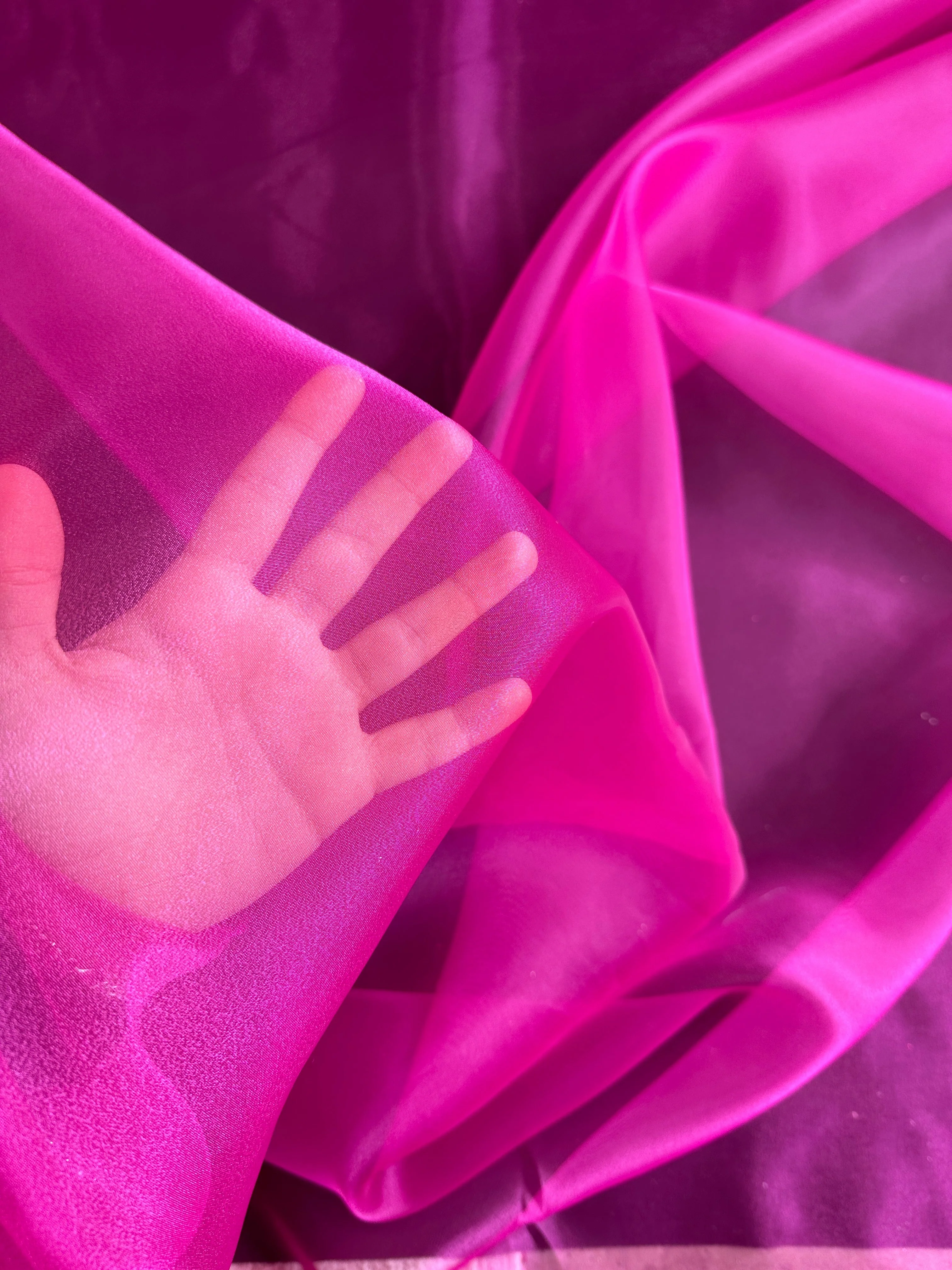 Fuchsia Crystal Organza - Image 3