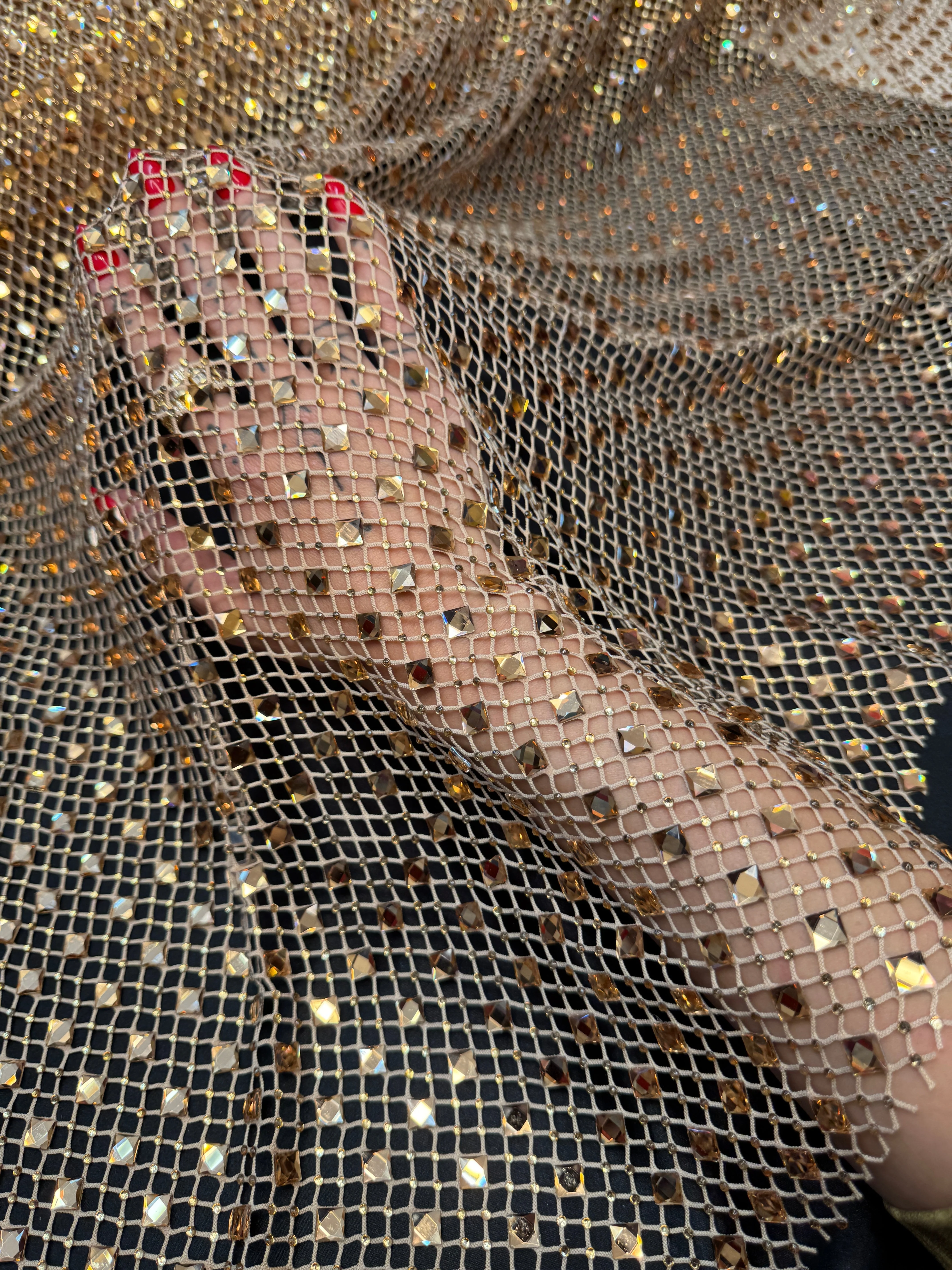 Gold Diamond Crystal Mesh - Image 7