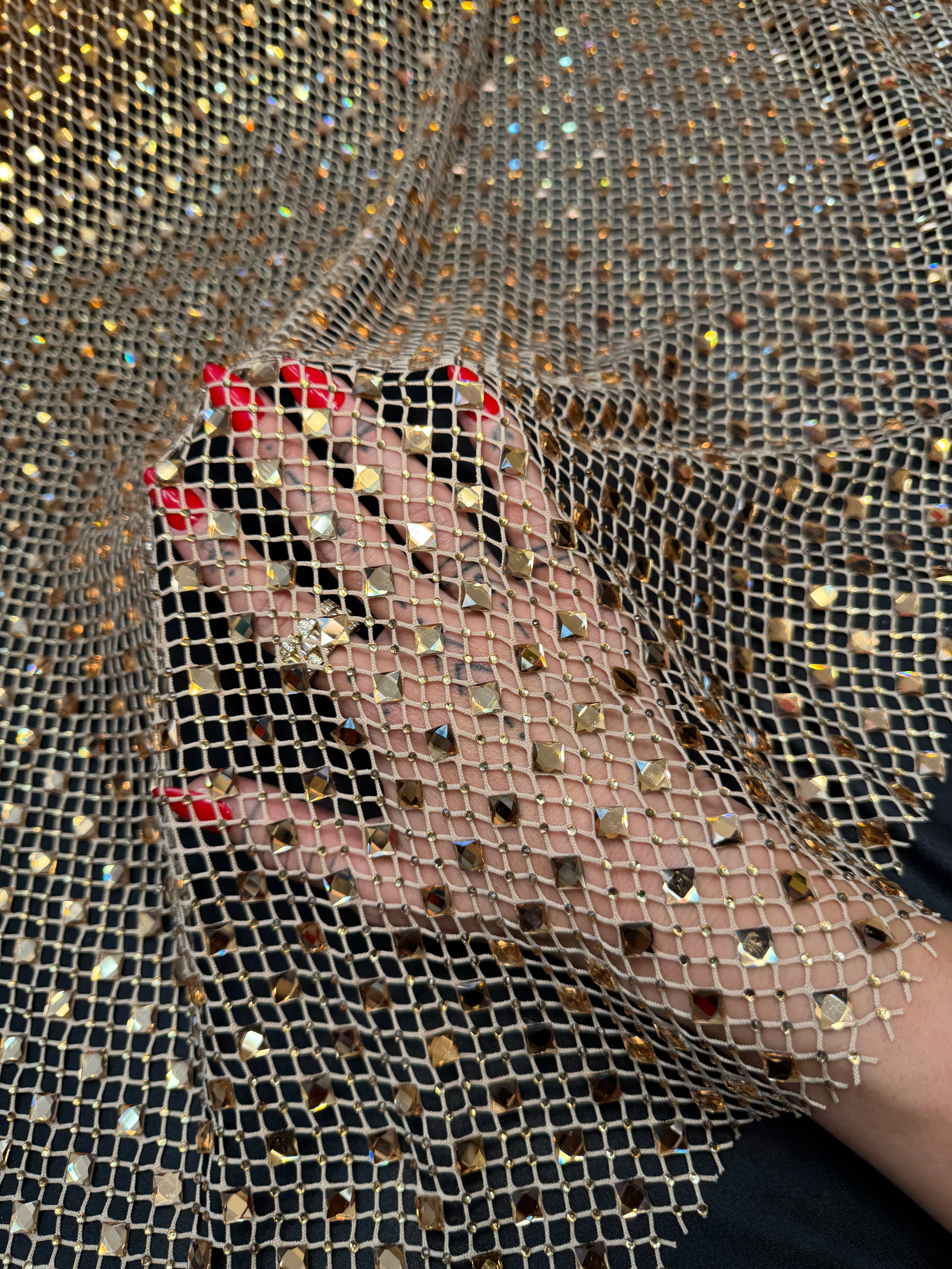 Gold Diamond Crystal Mesh - Image 9