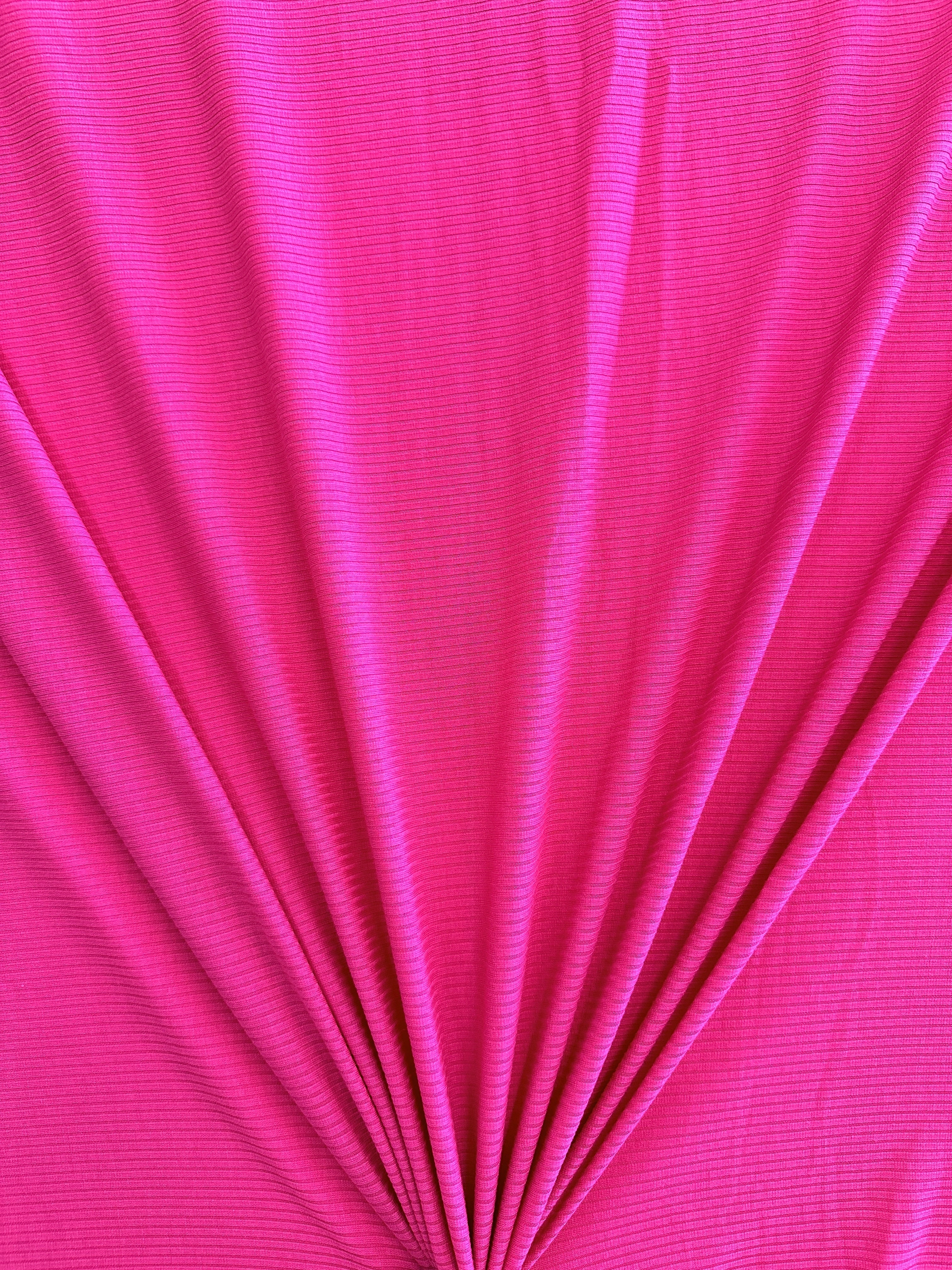 Hot Pink Rib Knit - Image 5