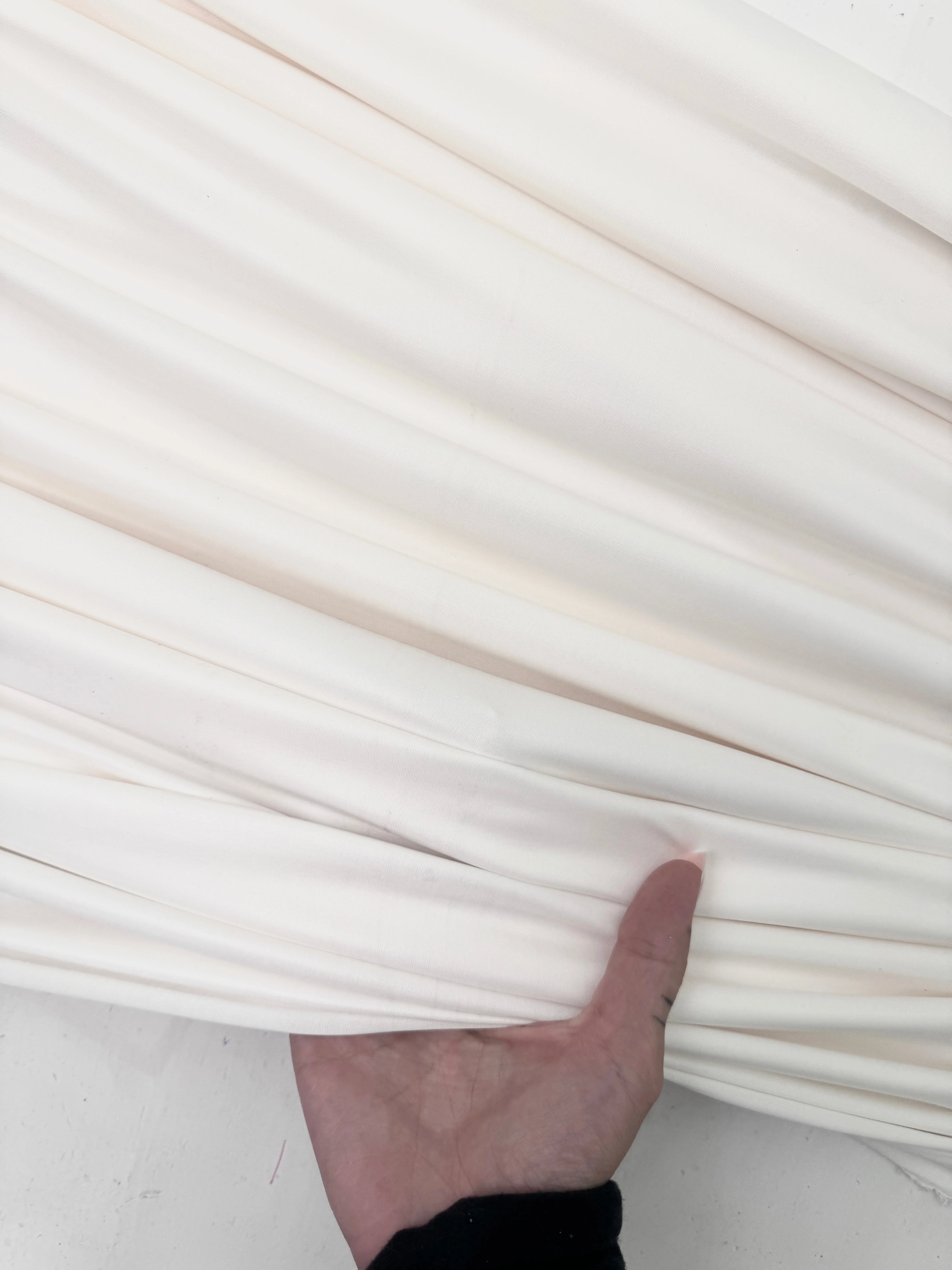 Ivory 4 Way Stretch Faux Leather - Image 9