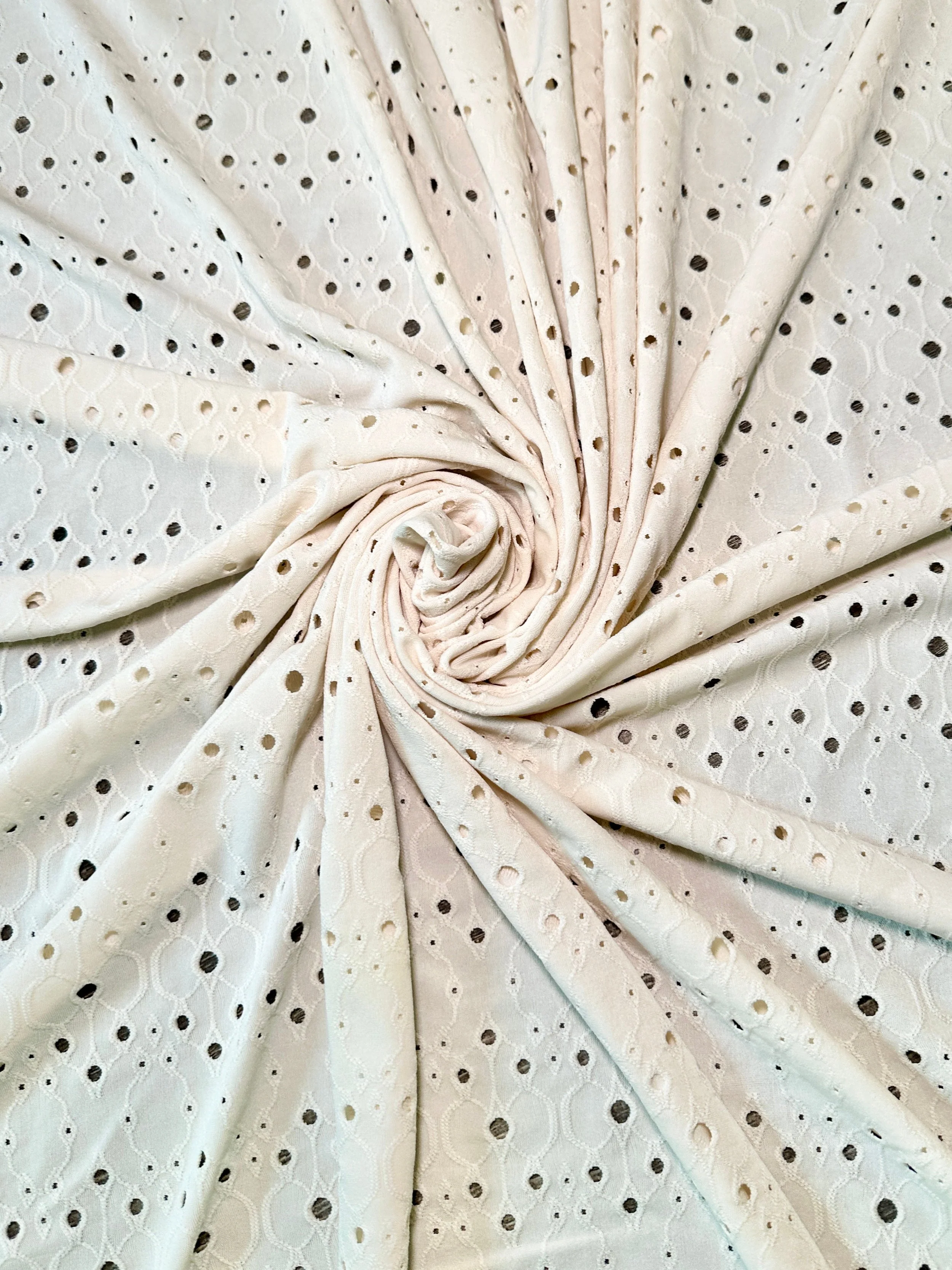 Ivory Eyelet Knit - Image 6