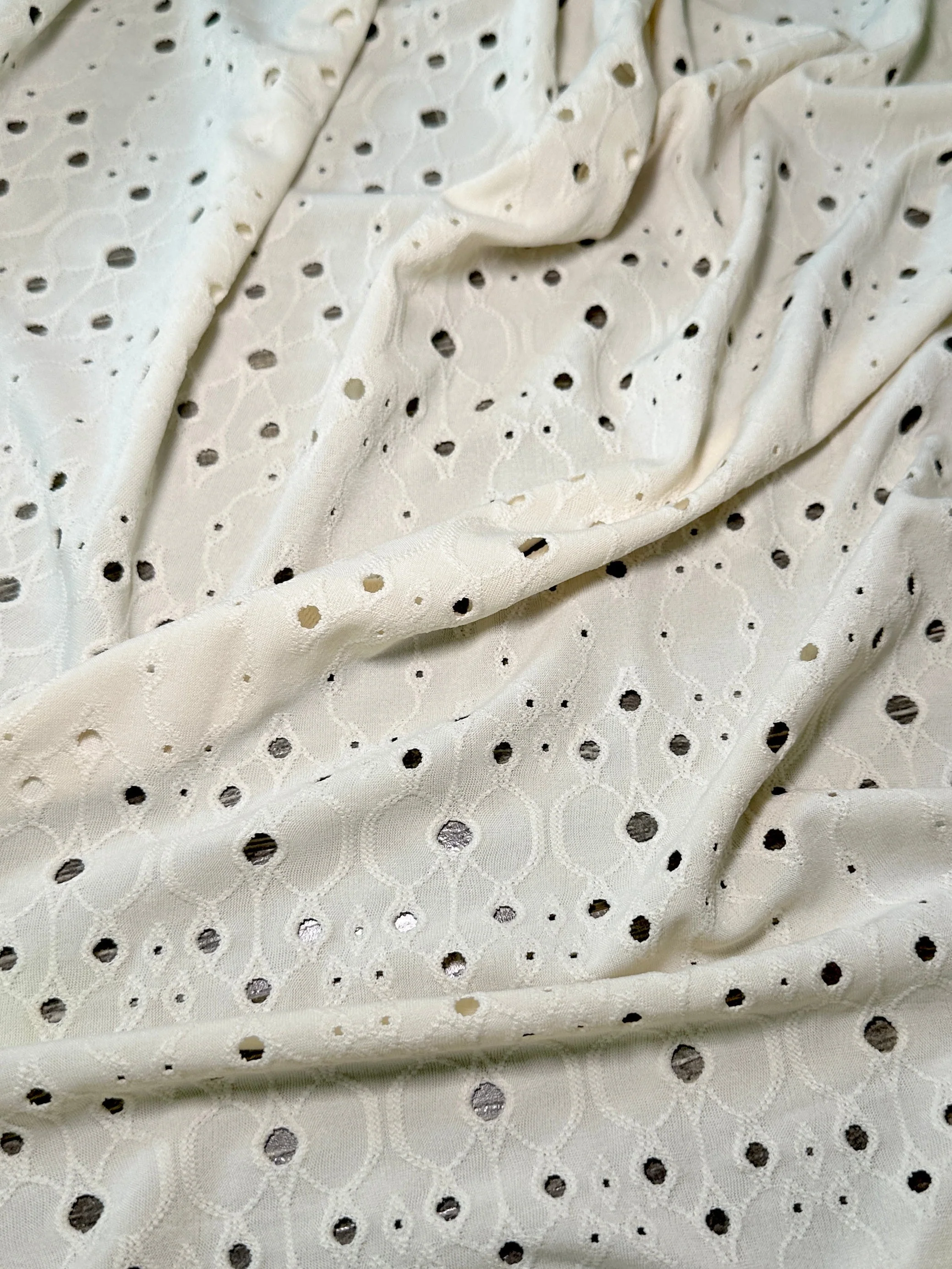 Ivory Eyelet Knit - Image 7