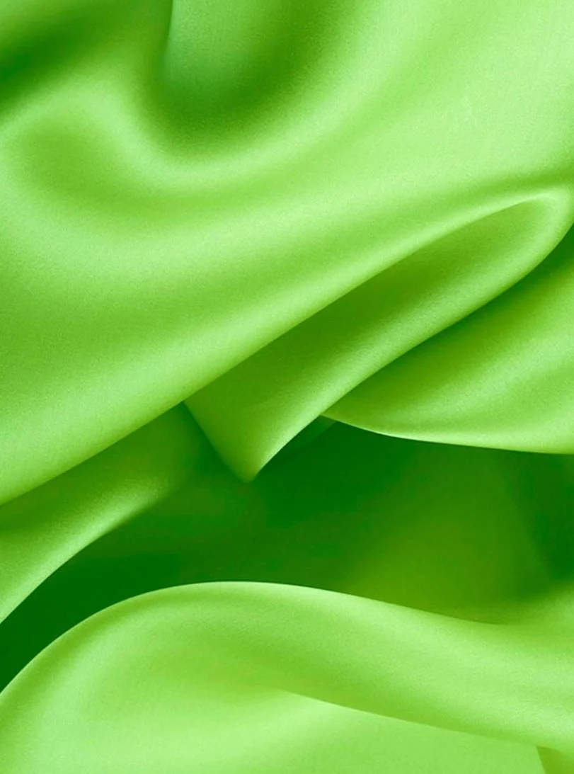 Lime Green Satin - Image 3
