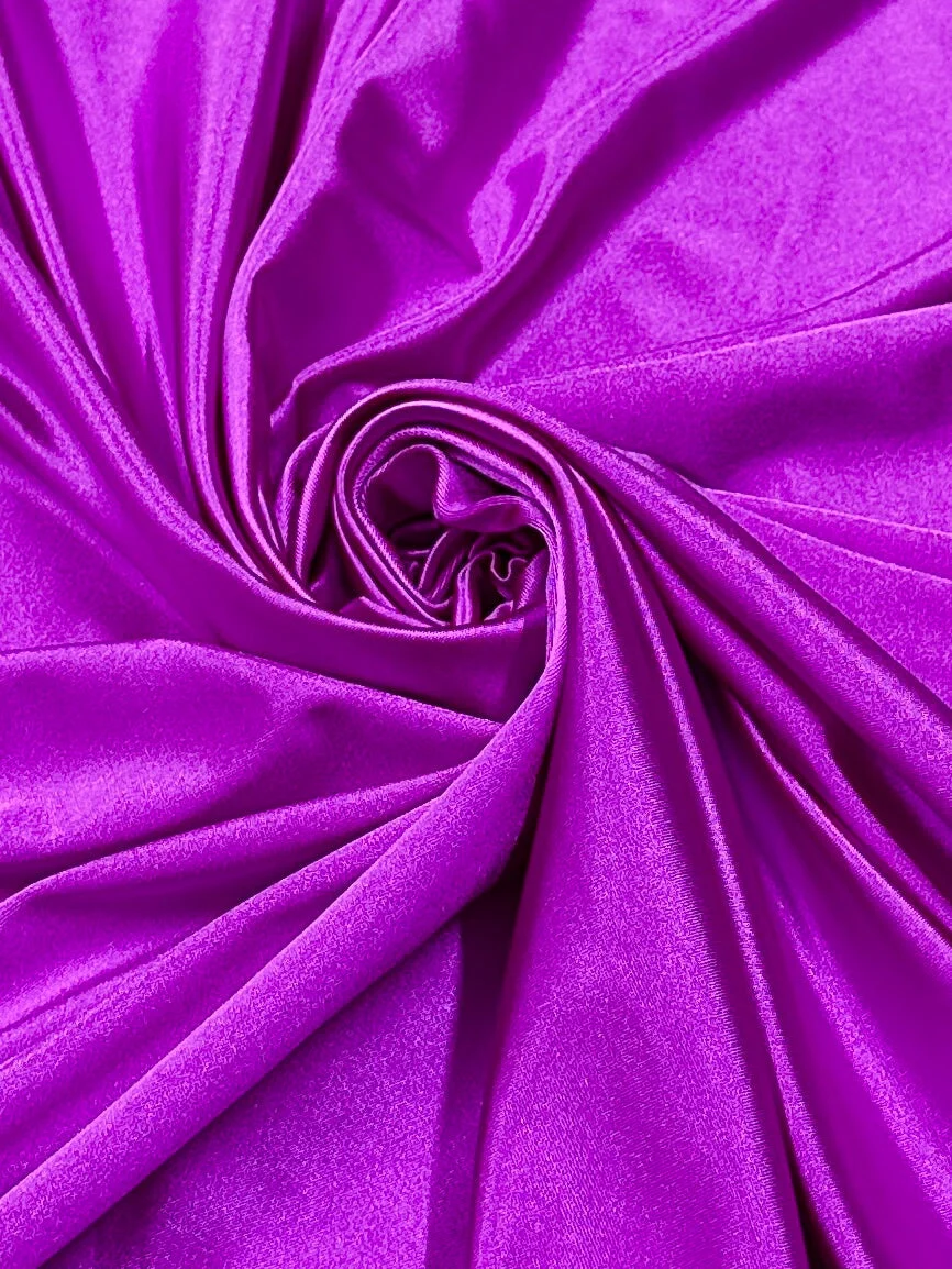 Magenta Shiny Nylon Spandex - Image 7