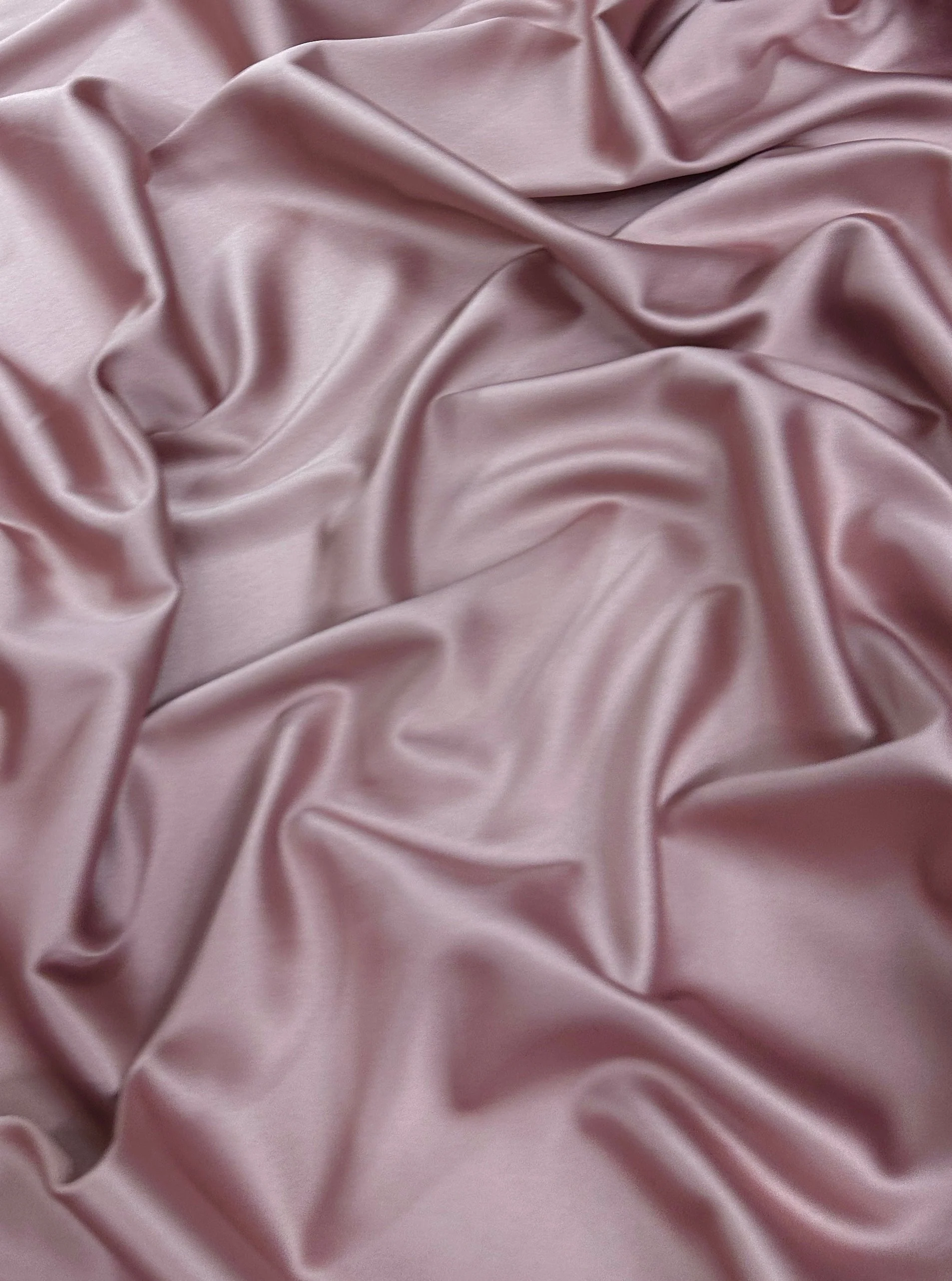 Mauve Stretch Crepe Back Satin