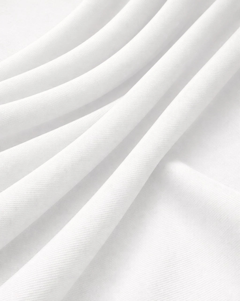 Off White Denim Look Stretch Twill