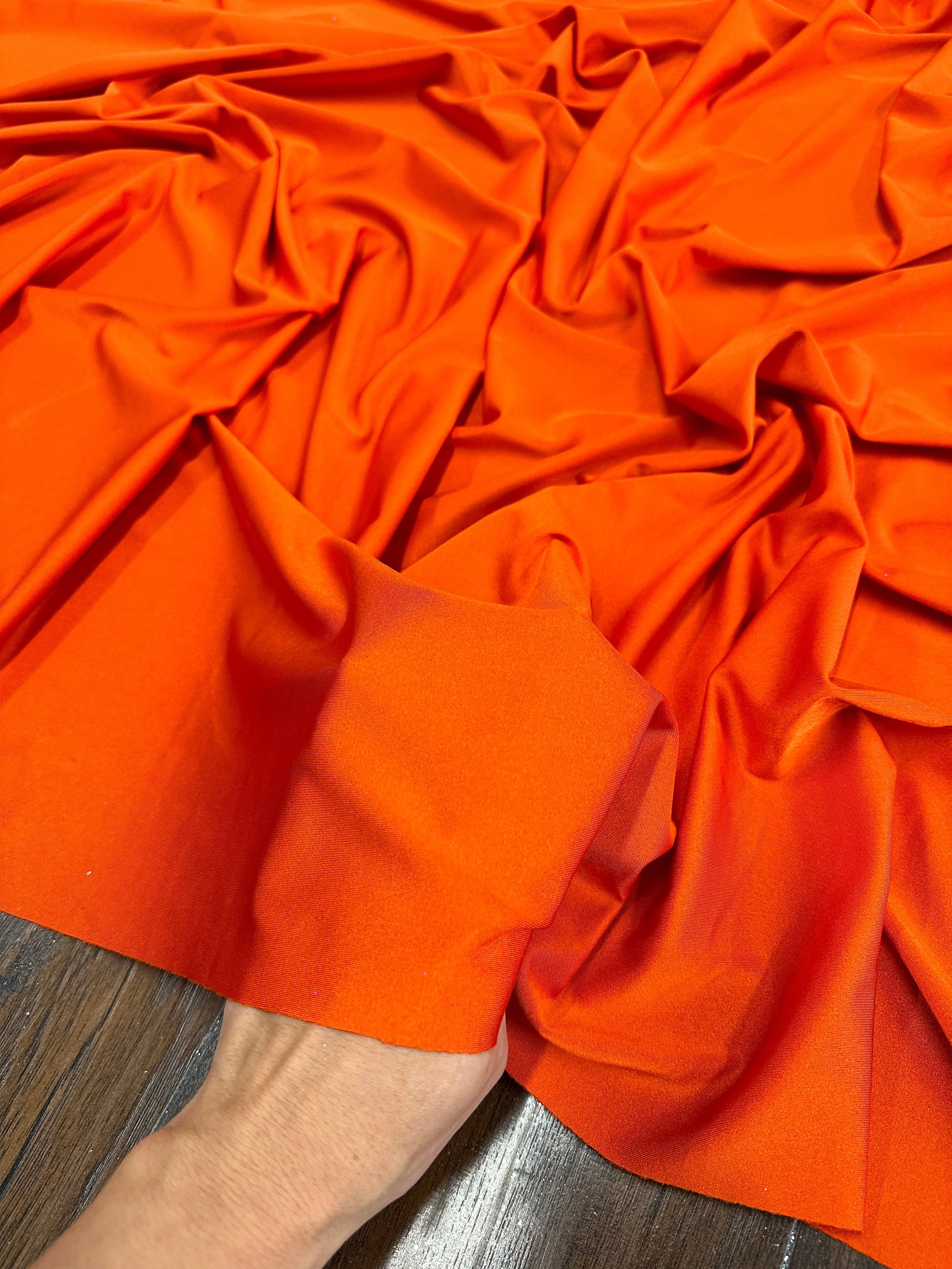 Orange Lulu Yoga Nylon Spandex - Image 4
