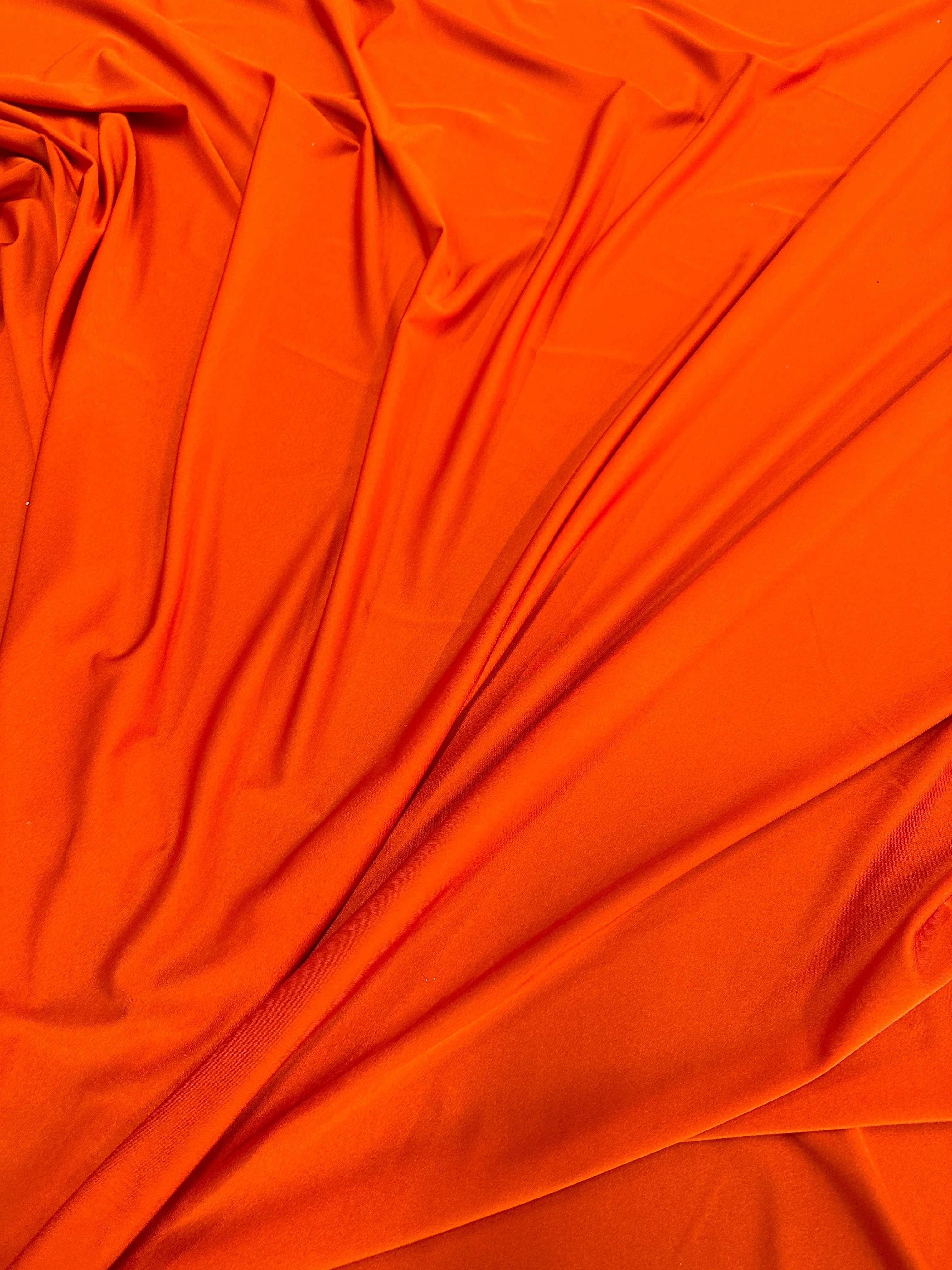 Orange Lulu Yoga Nylon Spandex - Image 5