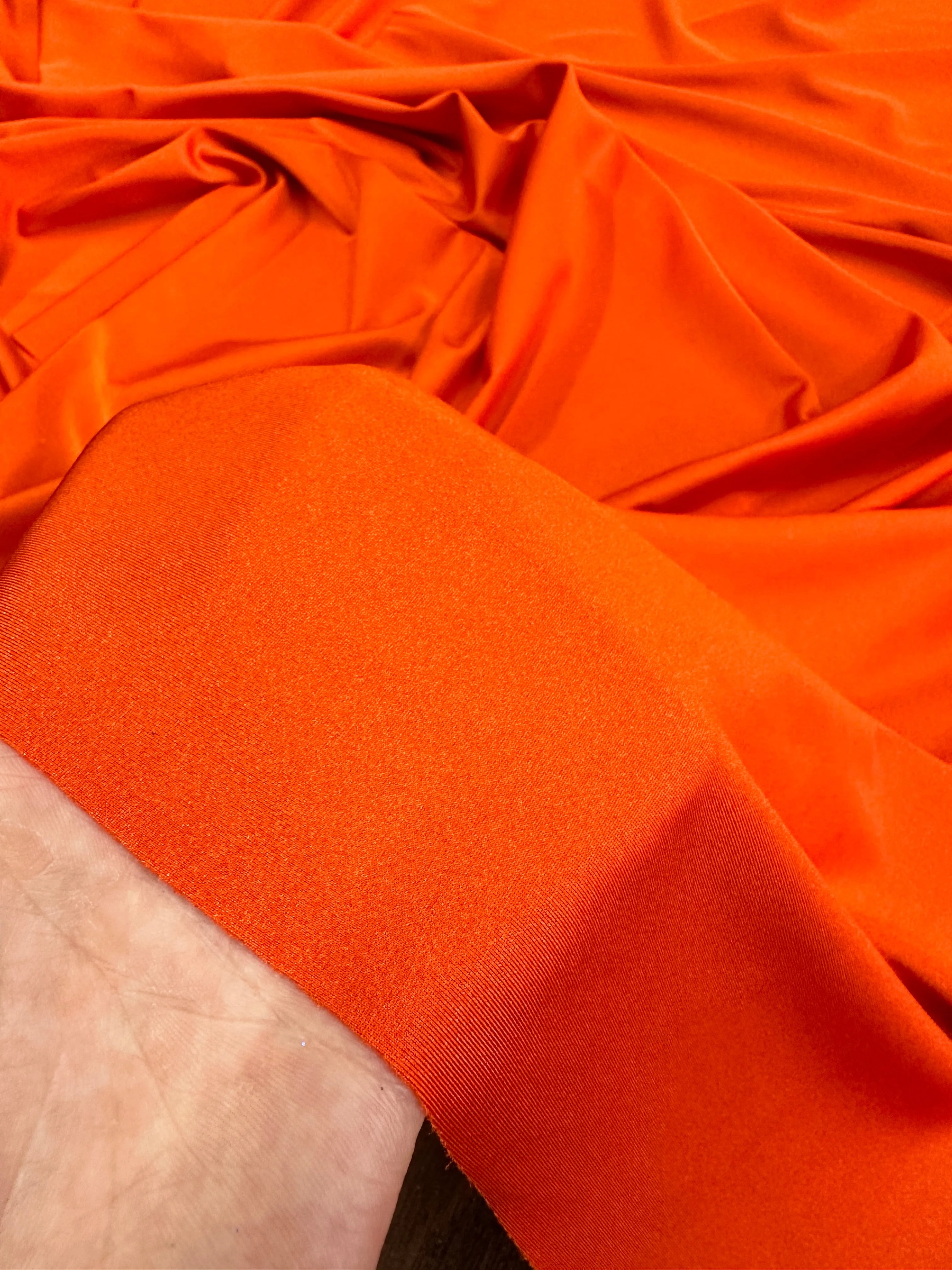Orange Lulu Yoga Nylon Spandex - Image 9