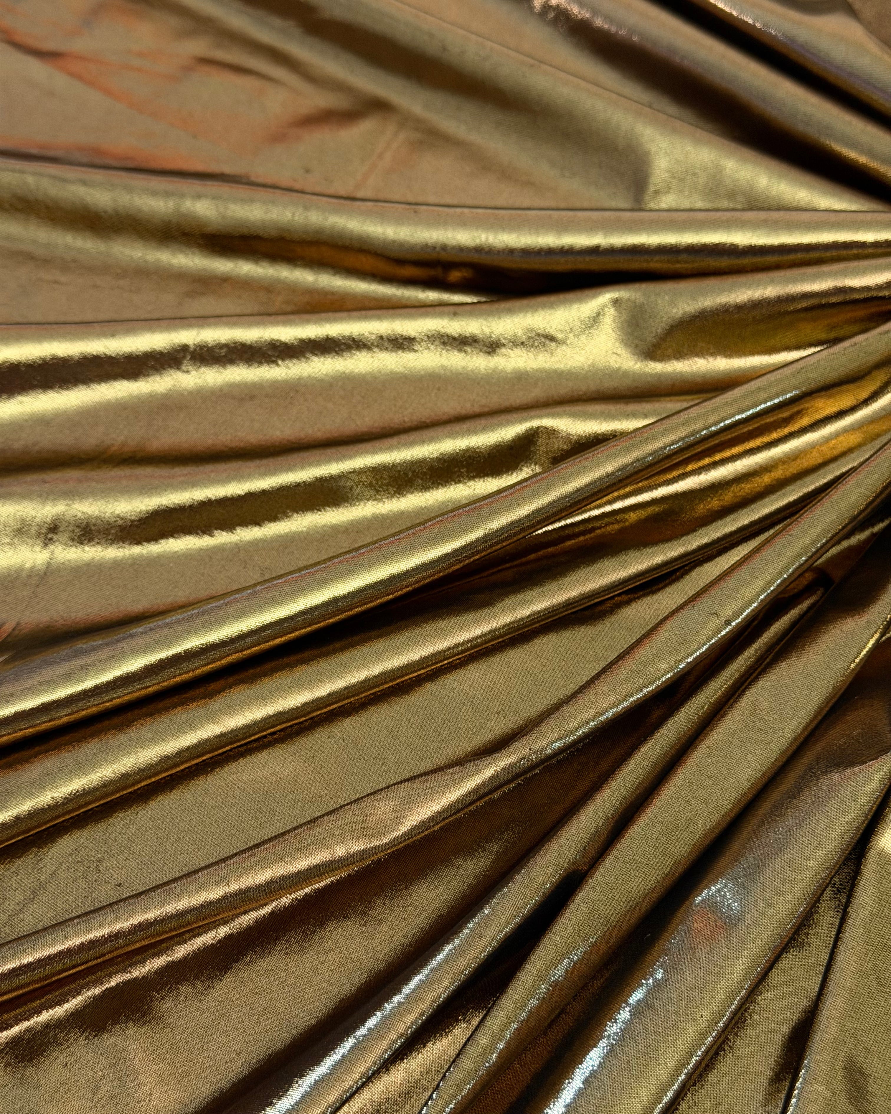 Gold Performance Foiled Spandex
