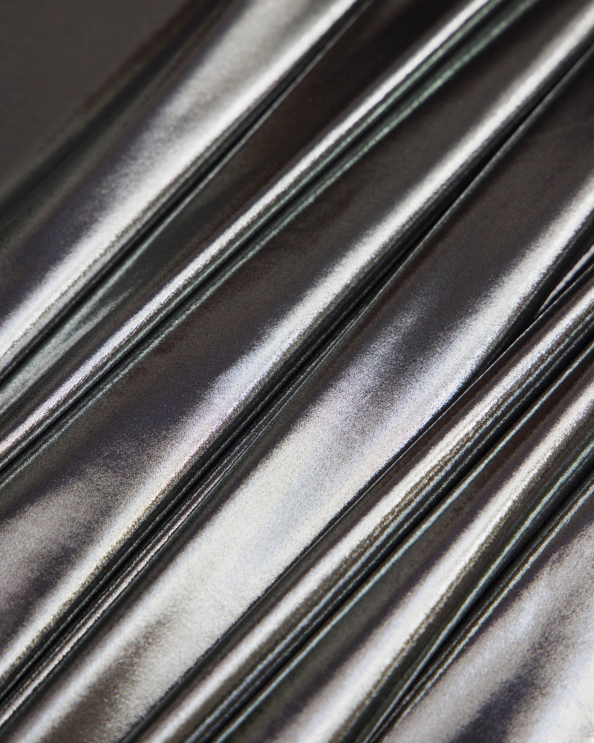 Silver Performance Foiled Spandex