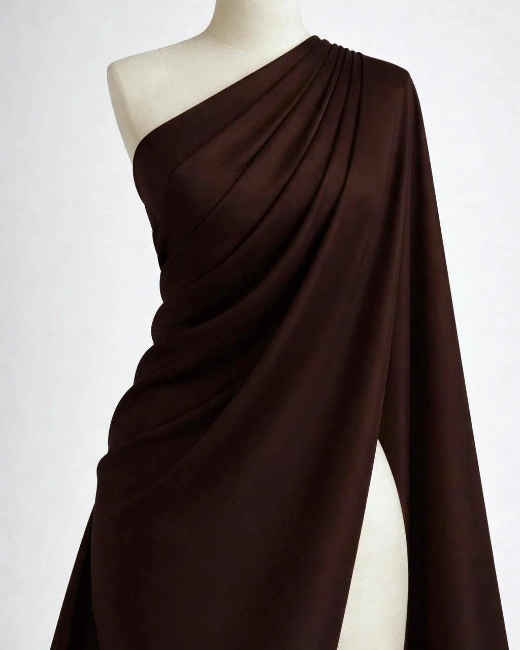 Premium Essential Chocolate Brown Pongee Lining