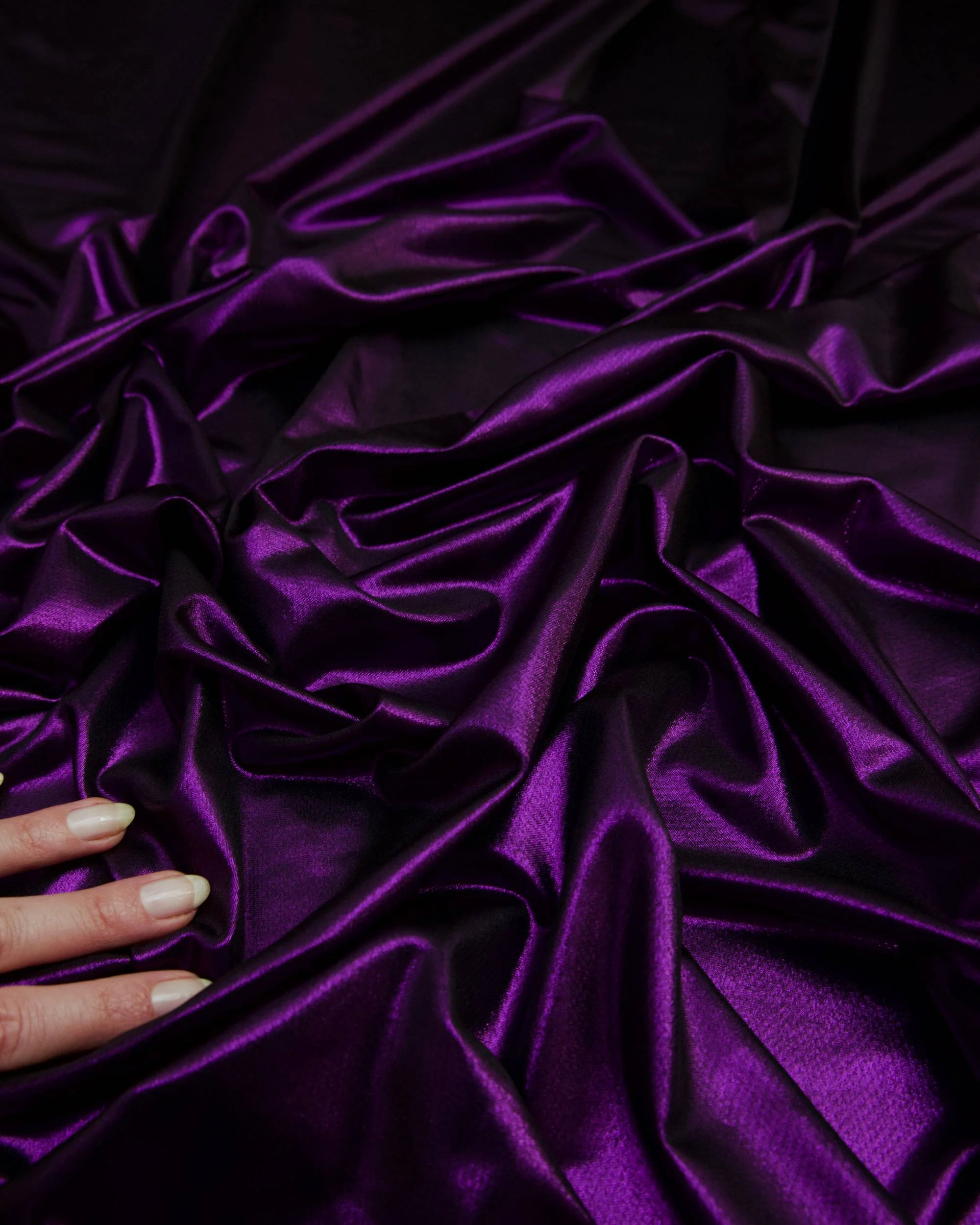 Purple Performance Foiled Spandex - Image 11