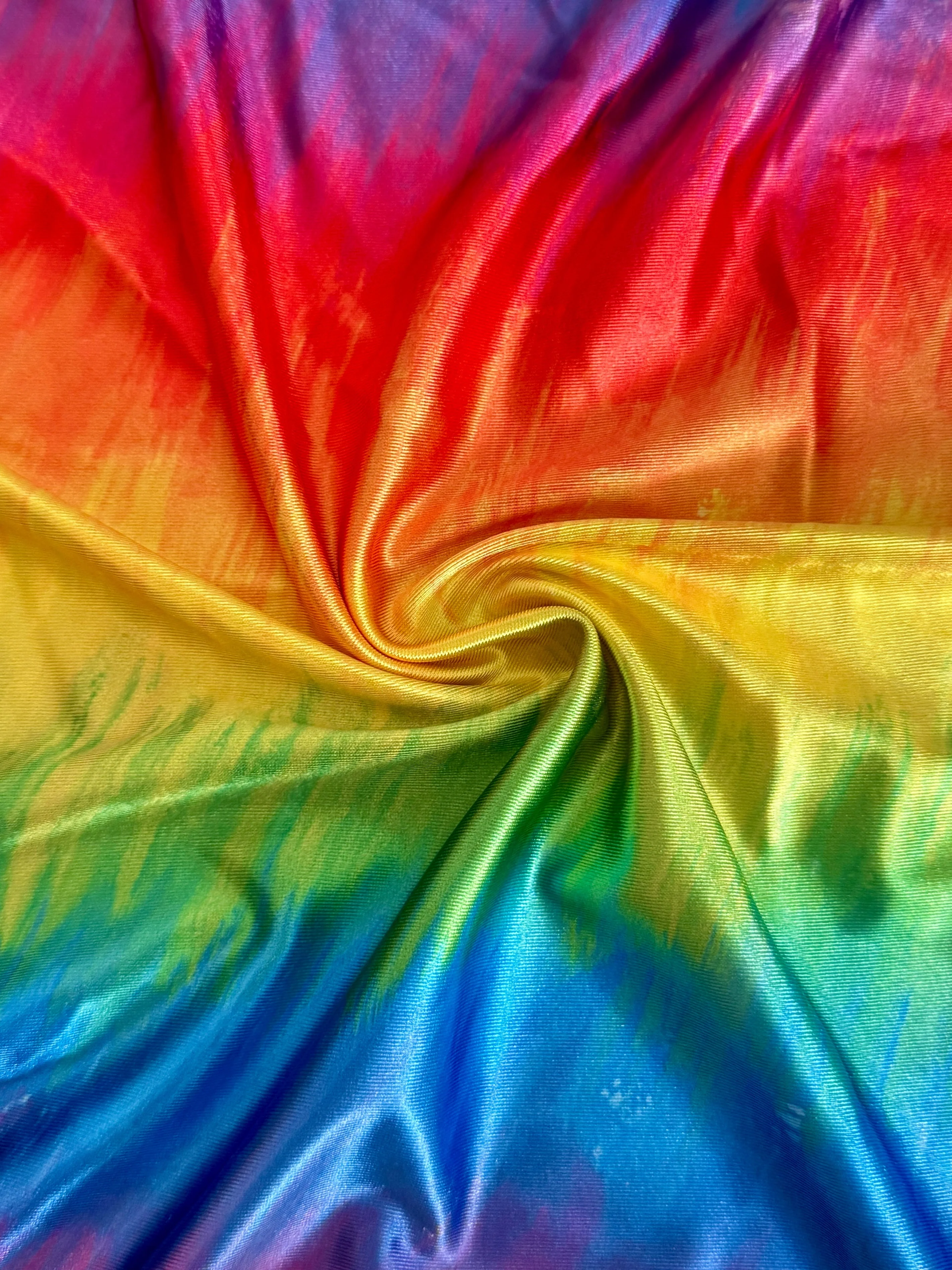 Rainbow Gradient Nylon Spandex - Image 3