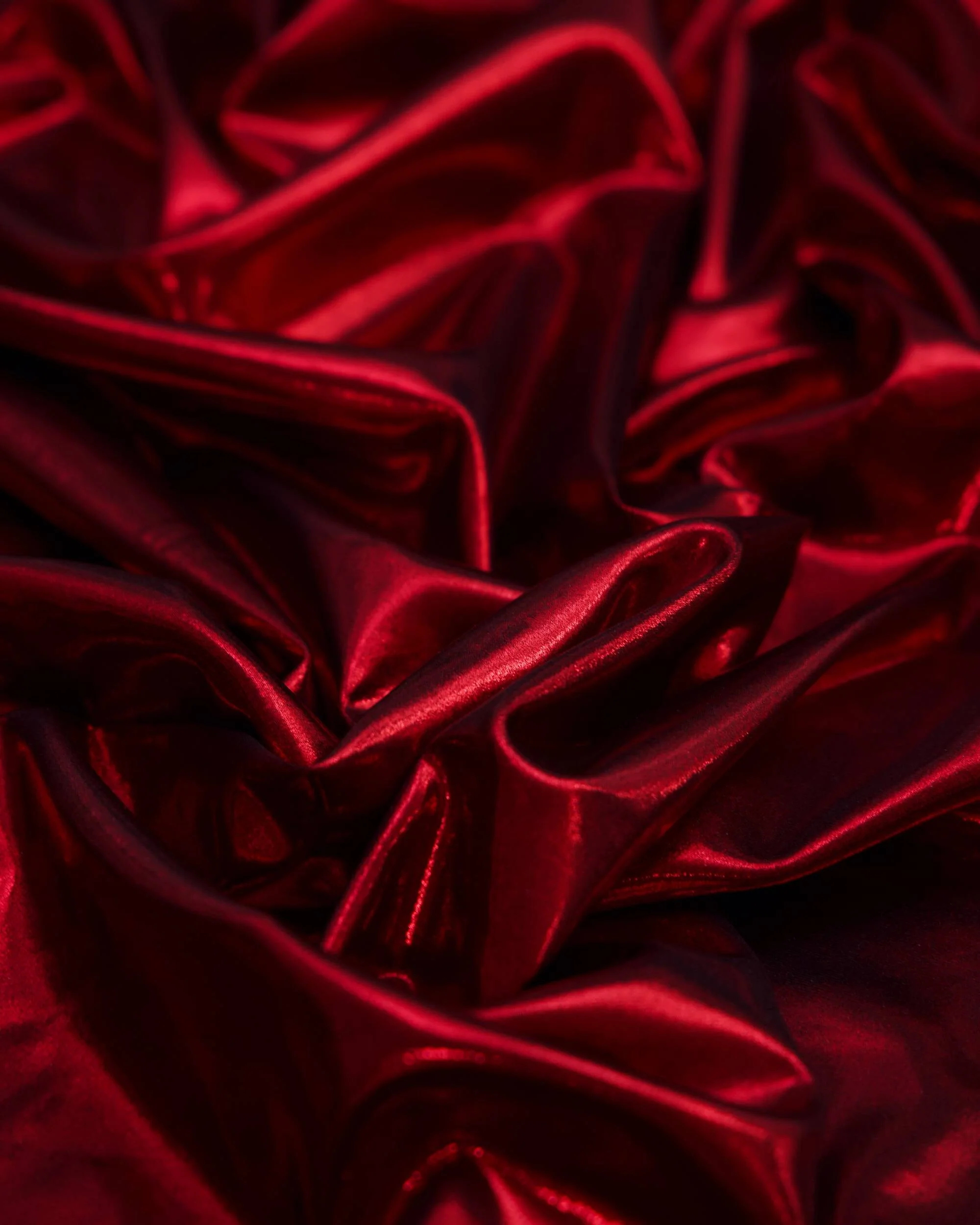 Red Performance Foiled Spandex - Image 3