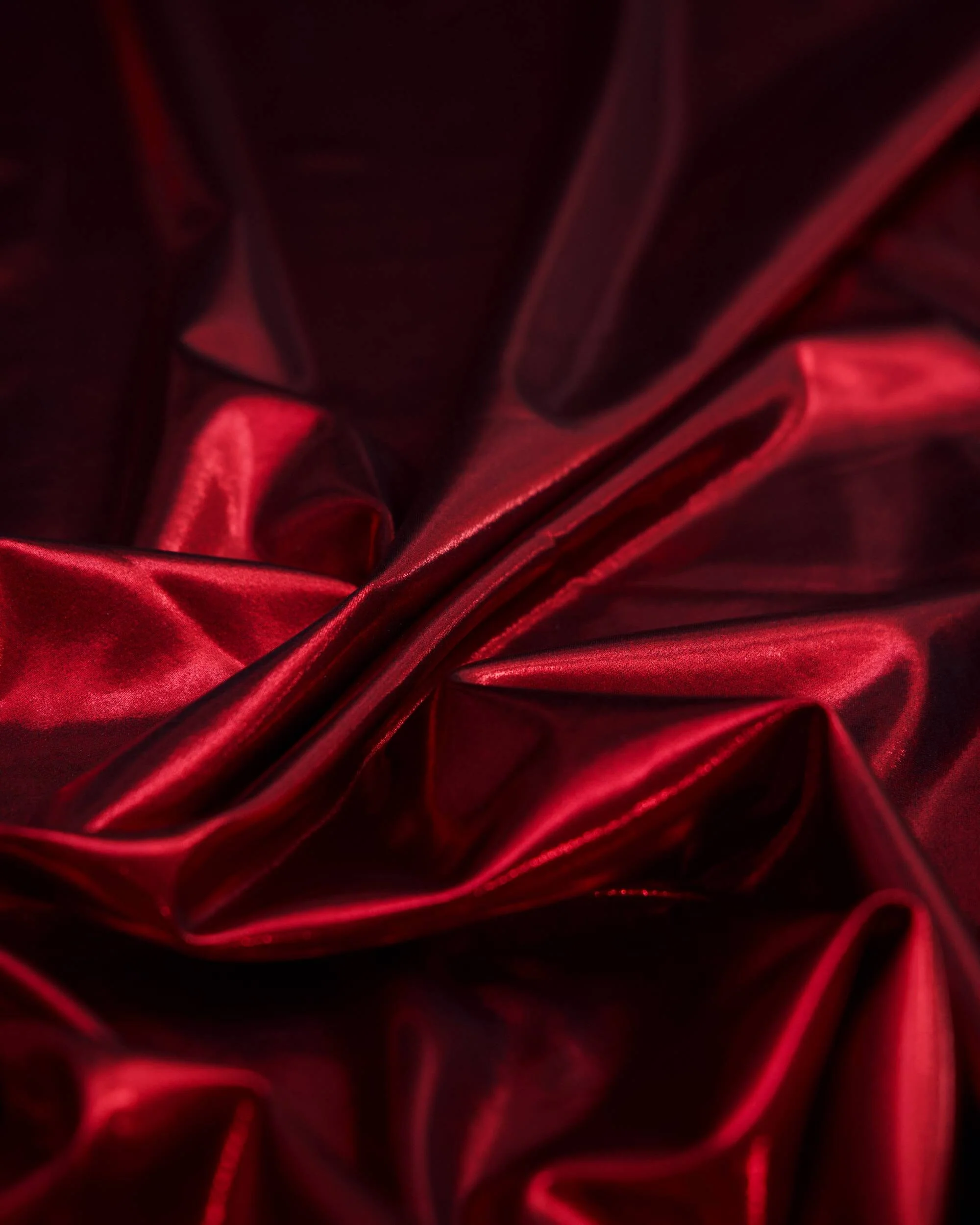 Red Performance Foiled Spandex - Image 5