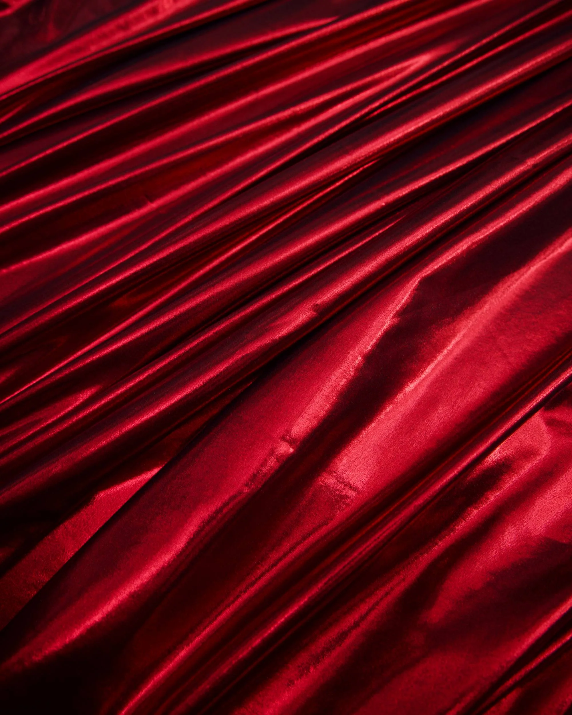 Red Performance Foiled Spandex - Image 6