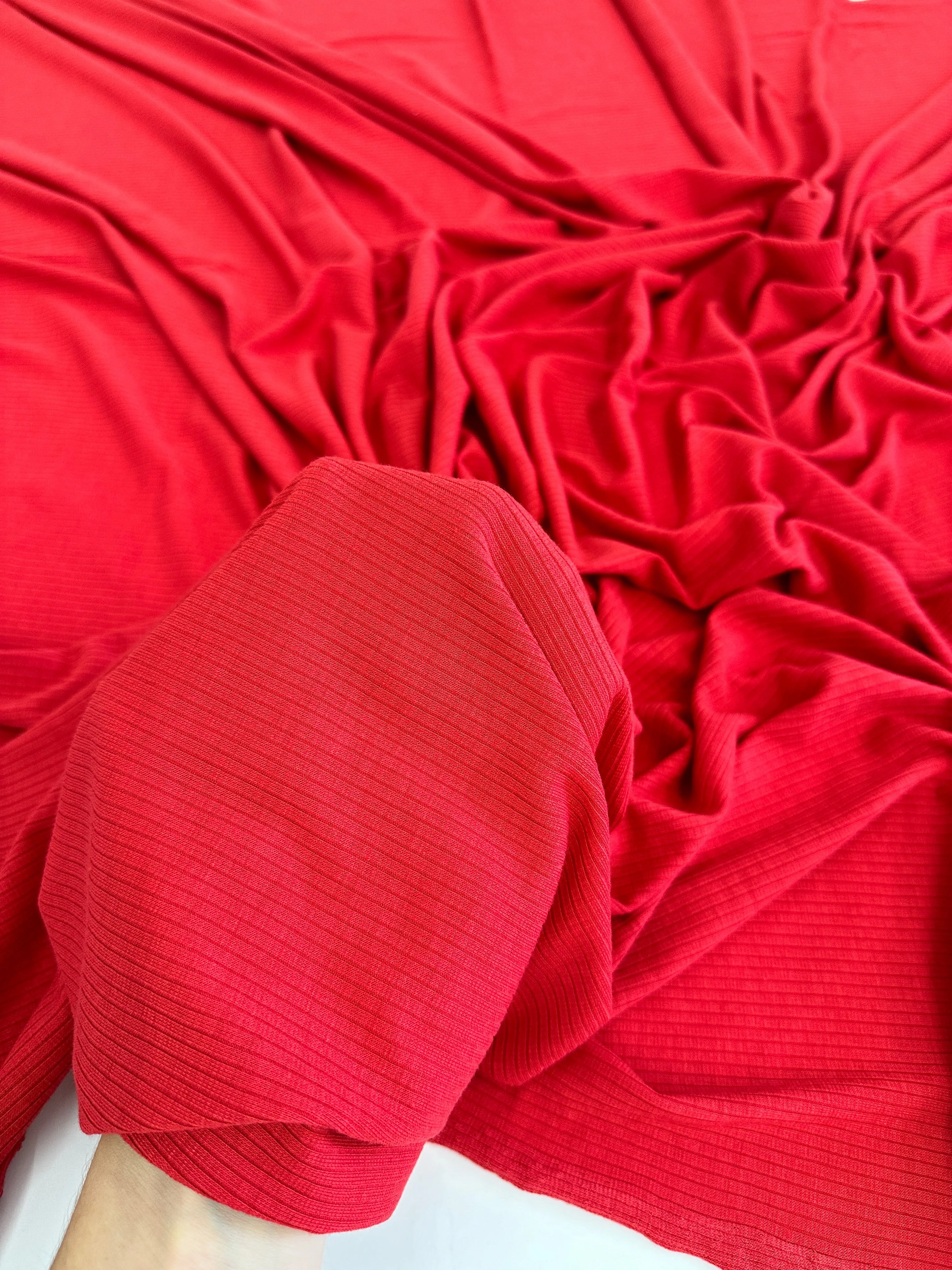 Red Rib Knit - Image 10