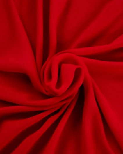 Red Stretch Crepe