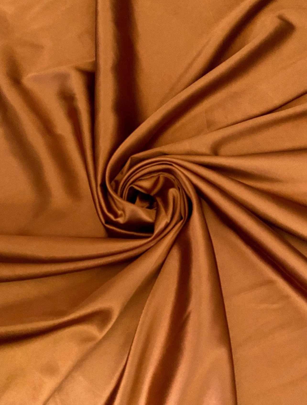 Rust Silky Stretch Satin - Image 8