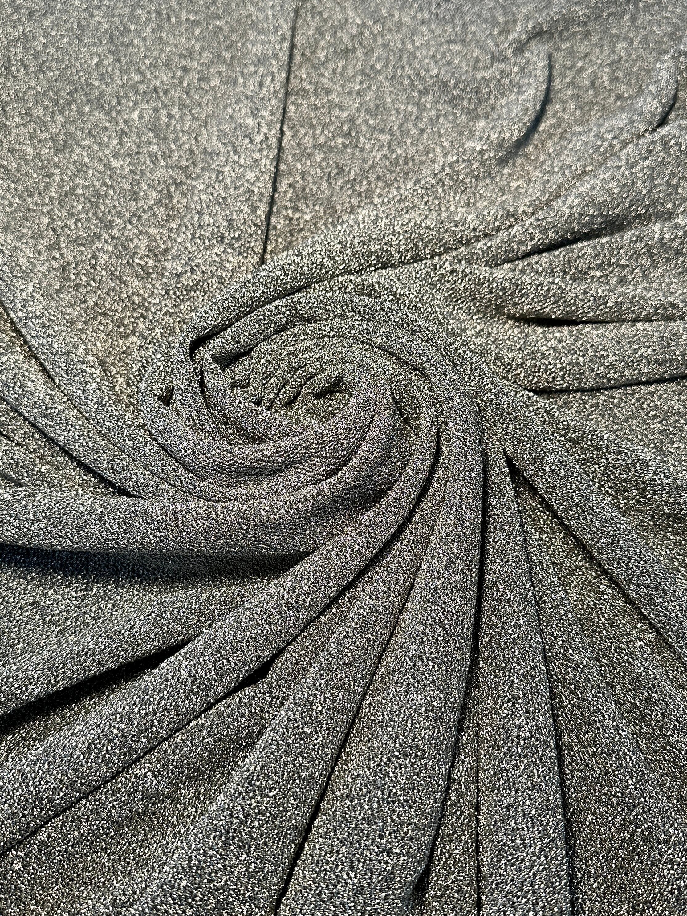 Silver Glitter Lurex Jersey - Image 5