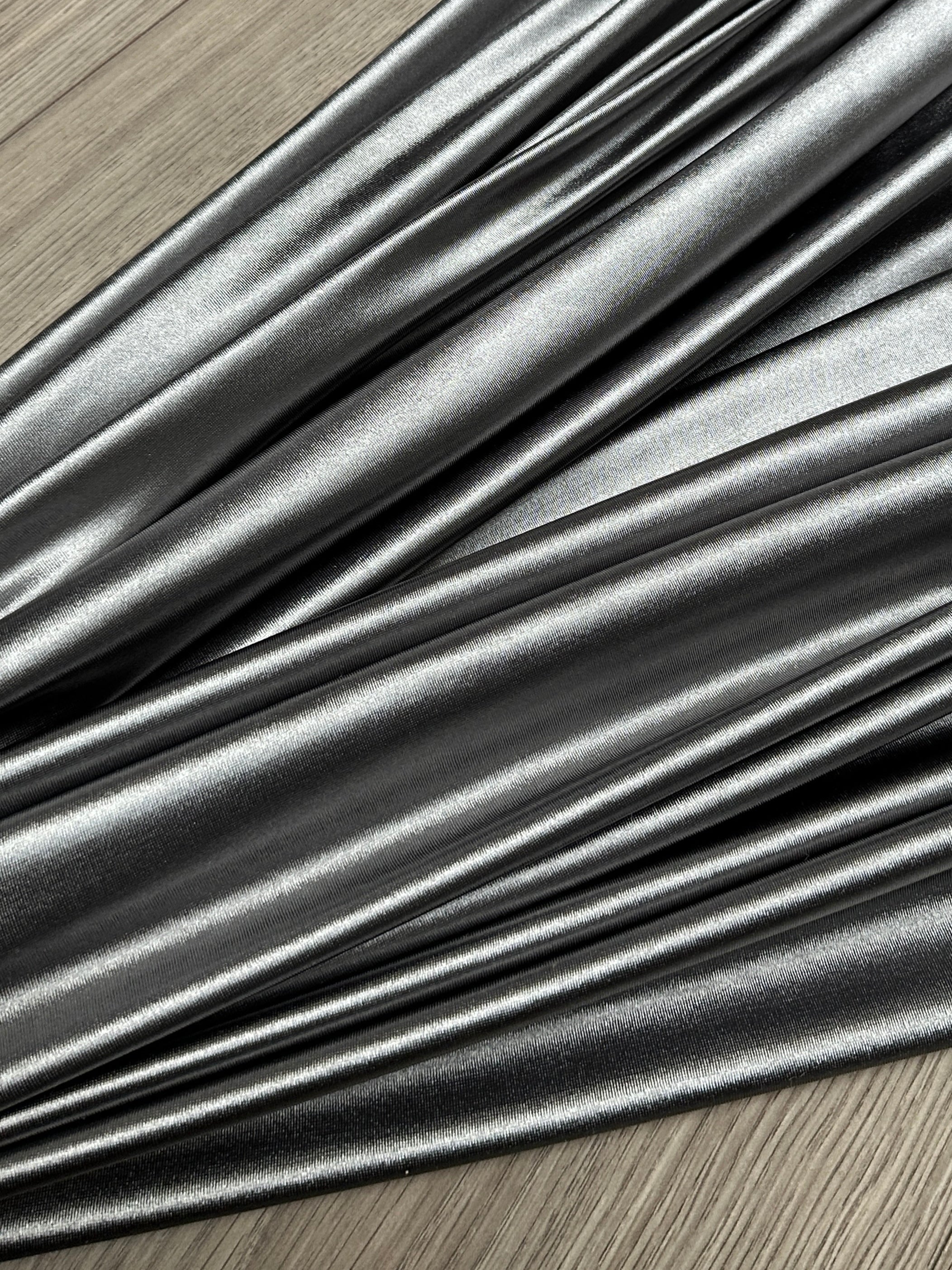 Silver Shiny Nylon Spandex