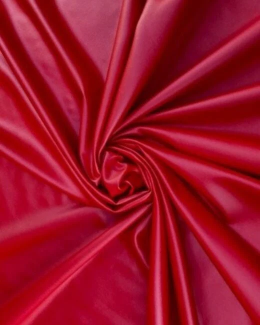 Red 4 Way Stretch Faux Pleather