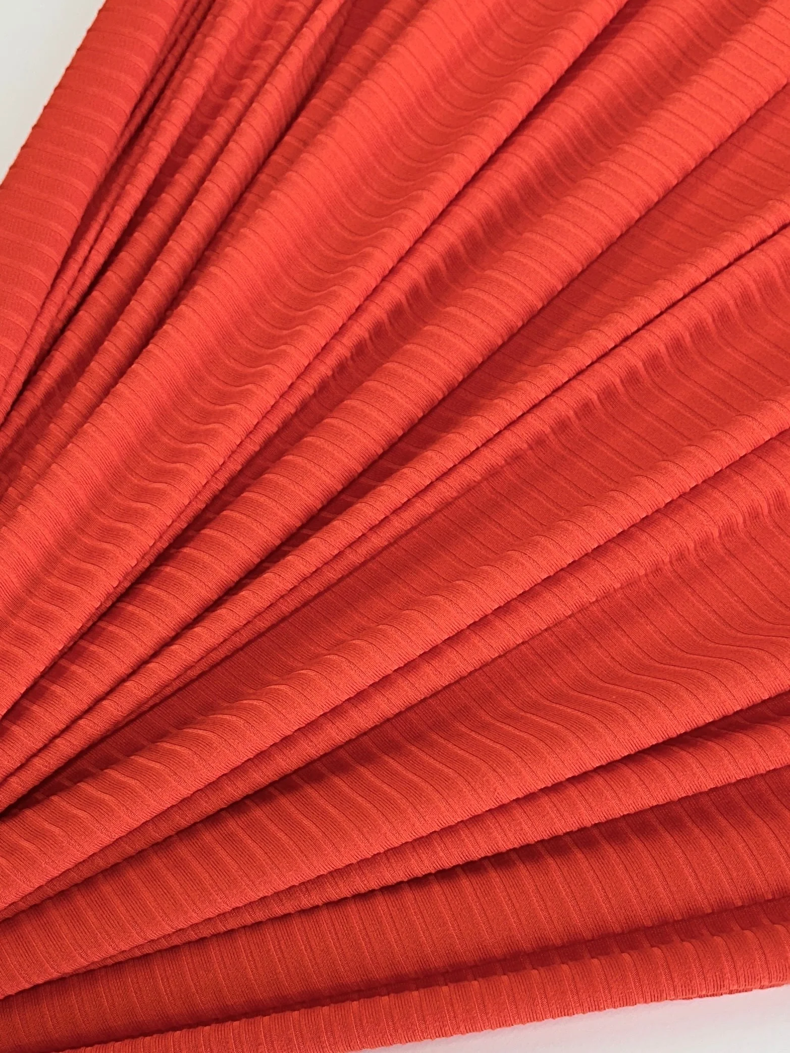 Tangerine Rib Knit