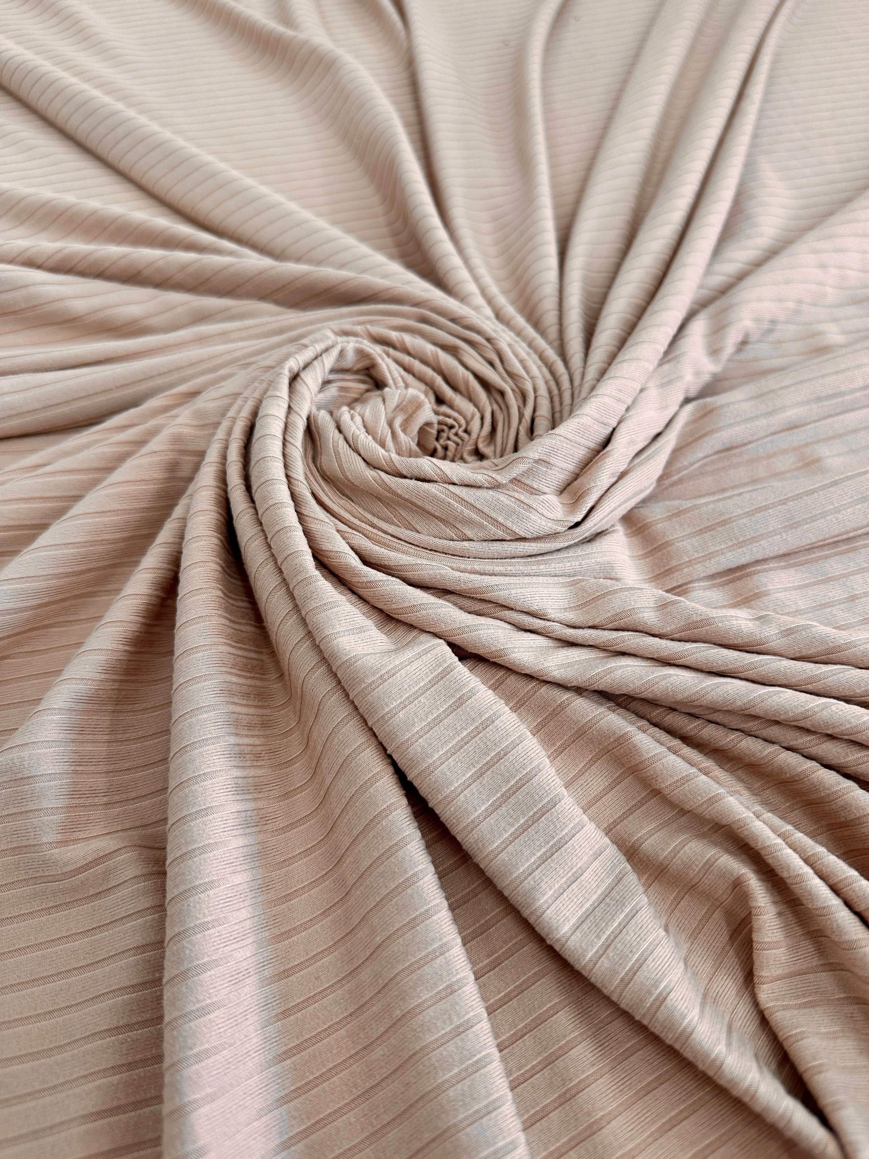 Taupe Rib Knit
