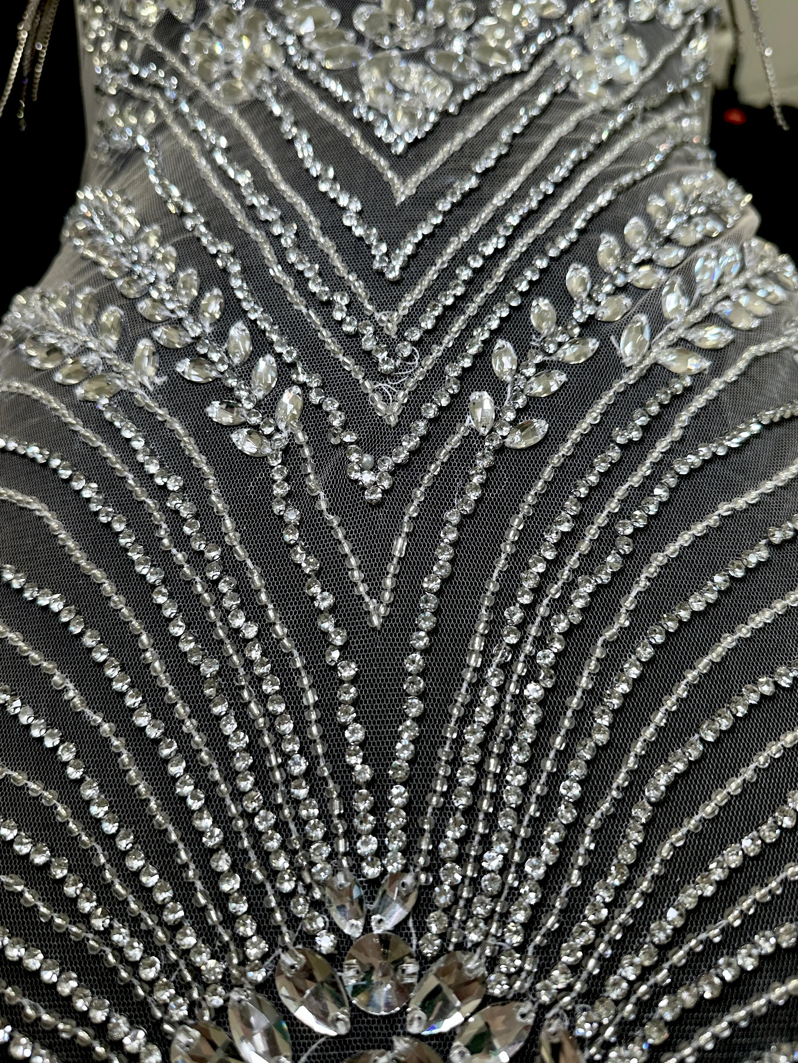 Valencia Rhinestones Bodice Applique - Image 2